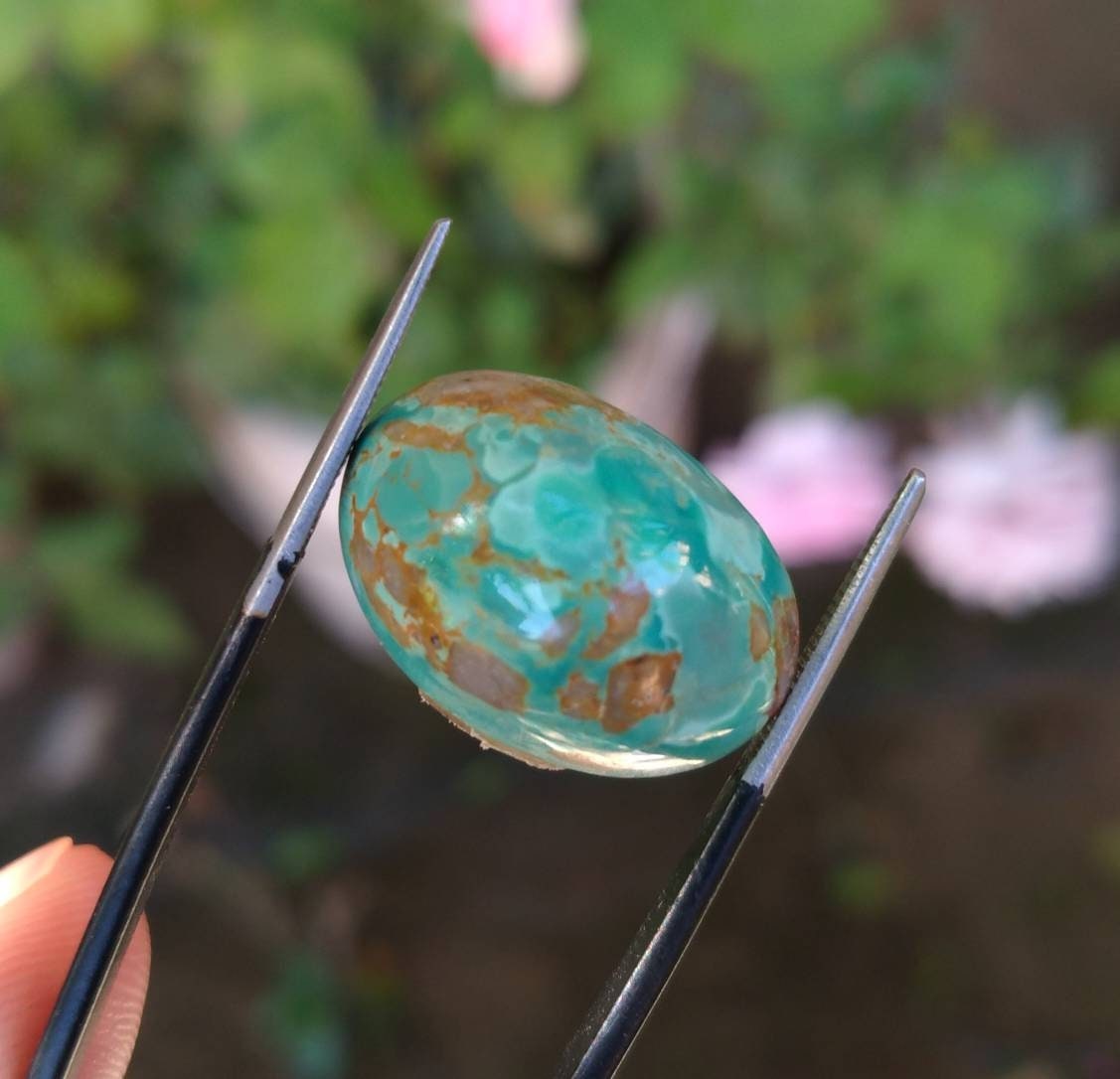 ARSAA GEMS AND MINERALSNatural fine quality beautiful 21 carats oval shape untreated unheated green turquoise cabochon - Premium from ARSAA GEMS AND MINERALS - Just $22.00! Shop now at ARSAA GEMS AND MINERALS