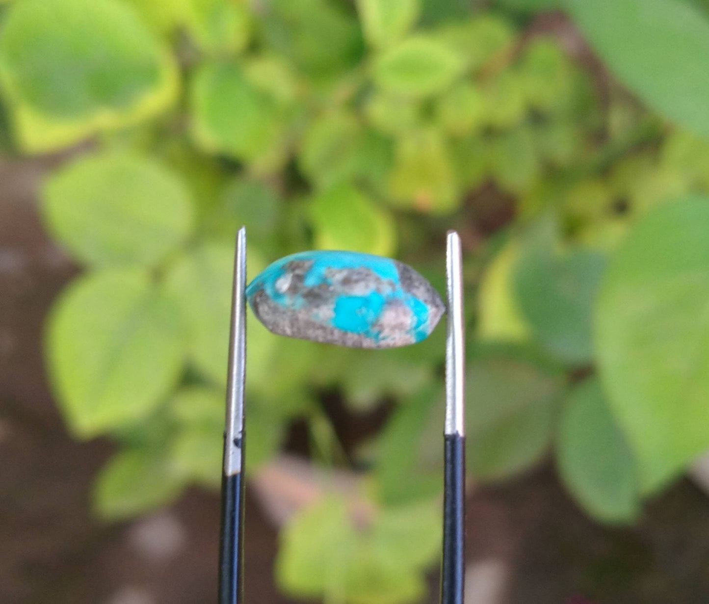 ARSAA GEMS AND MINERALSNatural fine quality beautiful 9 carats oval shape untreated unheated blue turquoise with pyrite cabochon - Premium from ARSAA GEMS AND MINERALS - Just $15.00! Shop now at ARSAA GEMS AND MINERALS