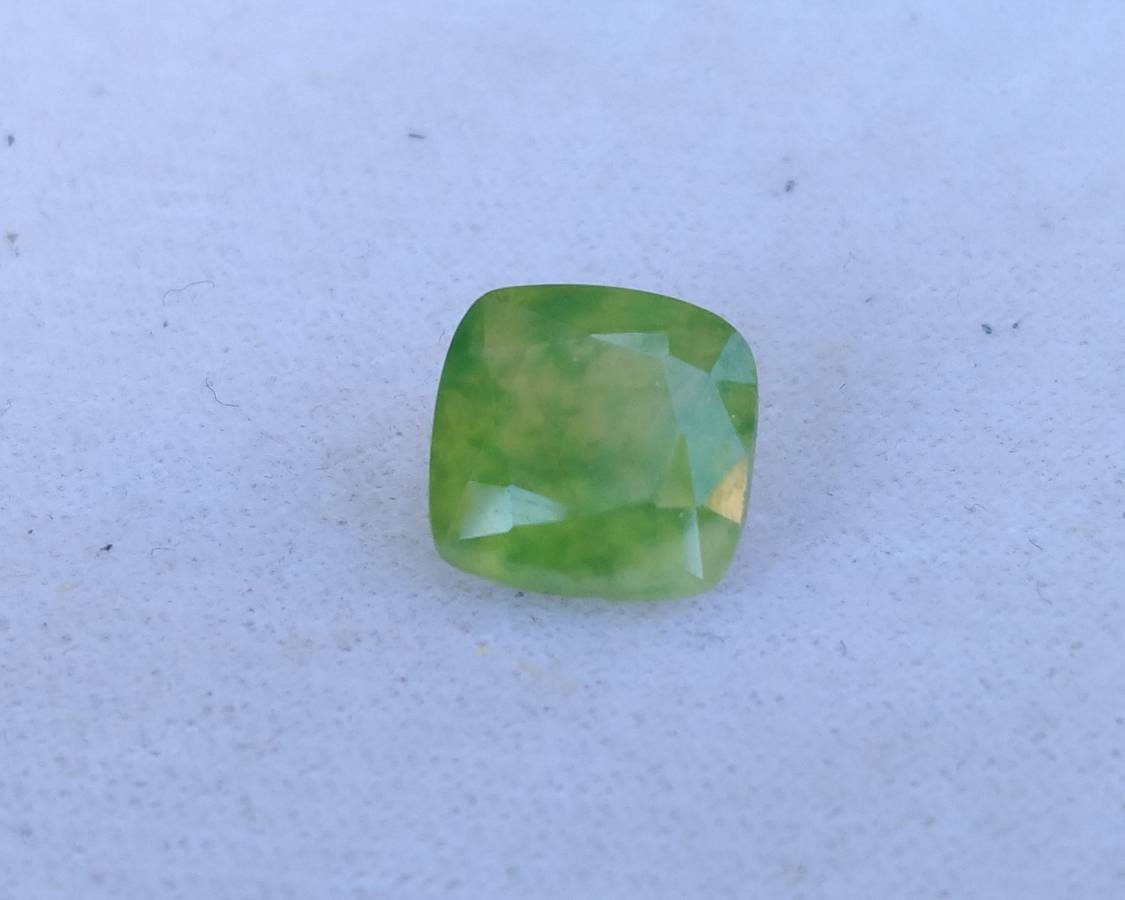 ARSAA GEMS AND MINERALSNatural top quality beautiful 4.5 carats square shape faceted green hydrograssular garnet gem - Premium from ARSAA GEMS AND MINERALS - Just $12.00! Shop now at ARSAA GEMS AND MINERALS