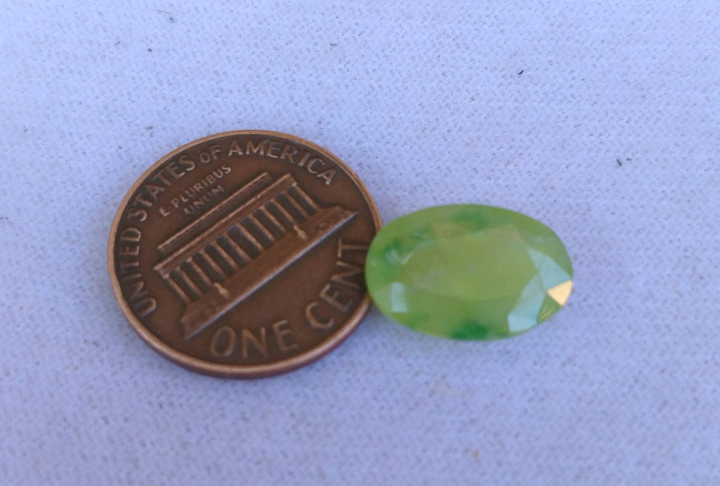 ARSAA GEMS AND MINERALSNatural top quality beautiful 5.5 carats oval shape faceted green hydrograssular garnet gem - Premium from ARSAA GEMS AND MINERALS - Just $15.00! Shop now at ARSAA GEMS AND MINERALS