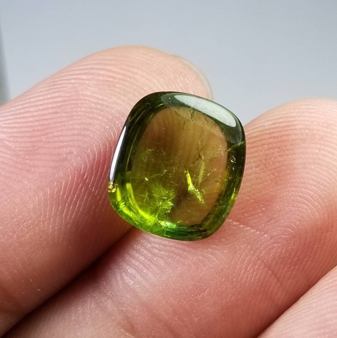 ARSAA GEMS AND MINERALSNatural good quality ring size green tourmaline cabochon - Premium from ARSAA GEMS AND MINERALS - Just $70.00! Shop now at ARSAA GEMS AND MINERALS
