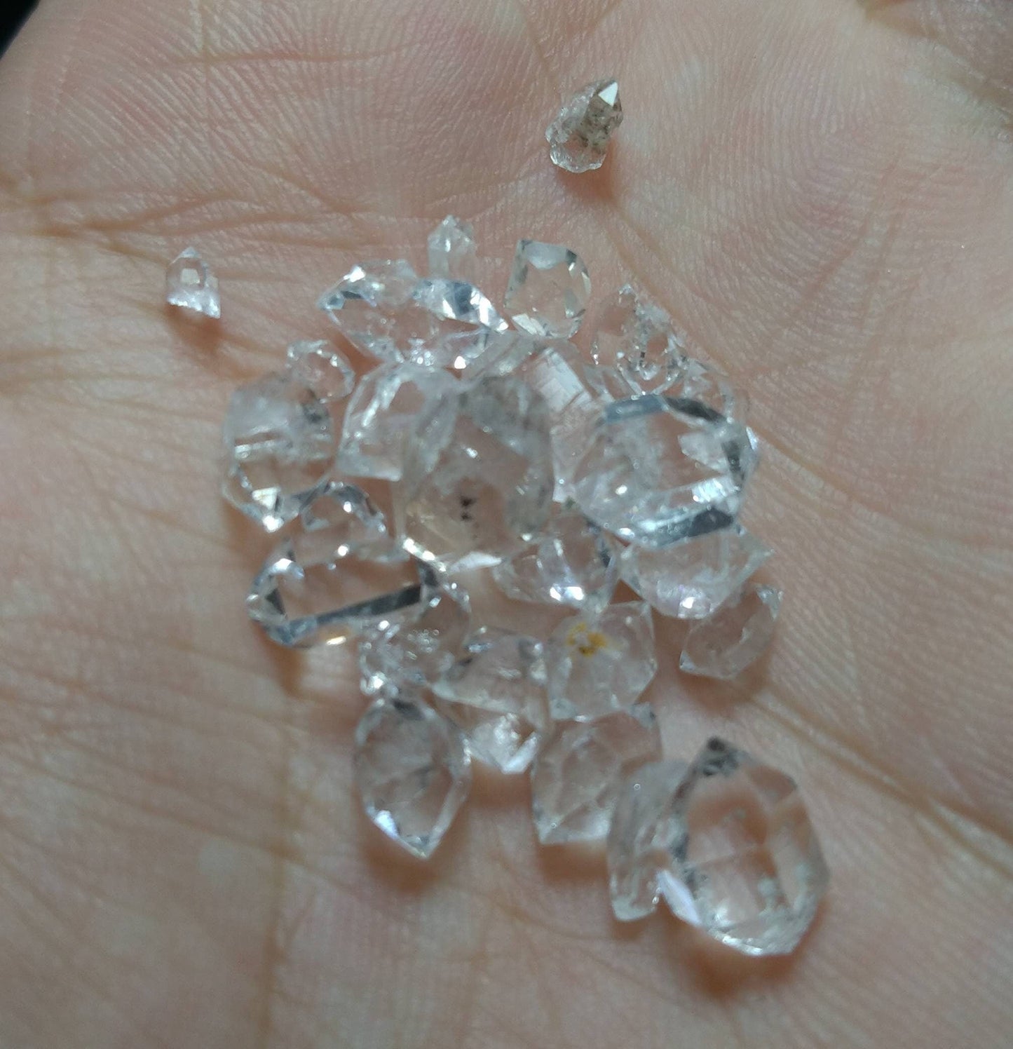 ARSAA GEMS AND MINERALSNatural top quality beautiful 10 grams double terminated small lot of small sized Herkimer style diamond Quartz crystals - Premium from ARSAA GEMS AND MINERALS - Just $25.00! Shop now at ARSAA GEMS AND MINERALS