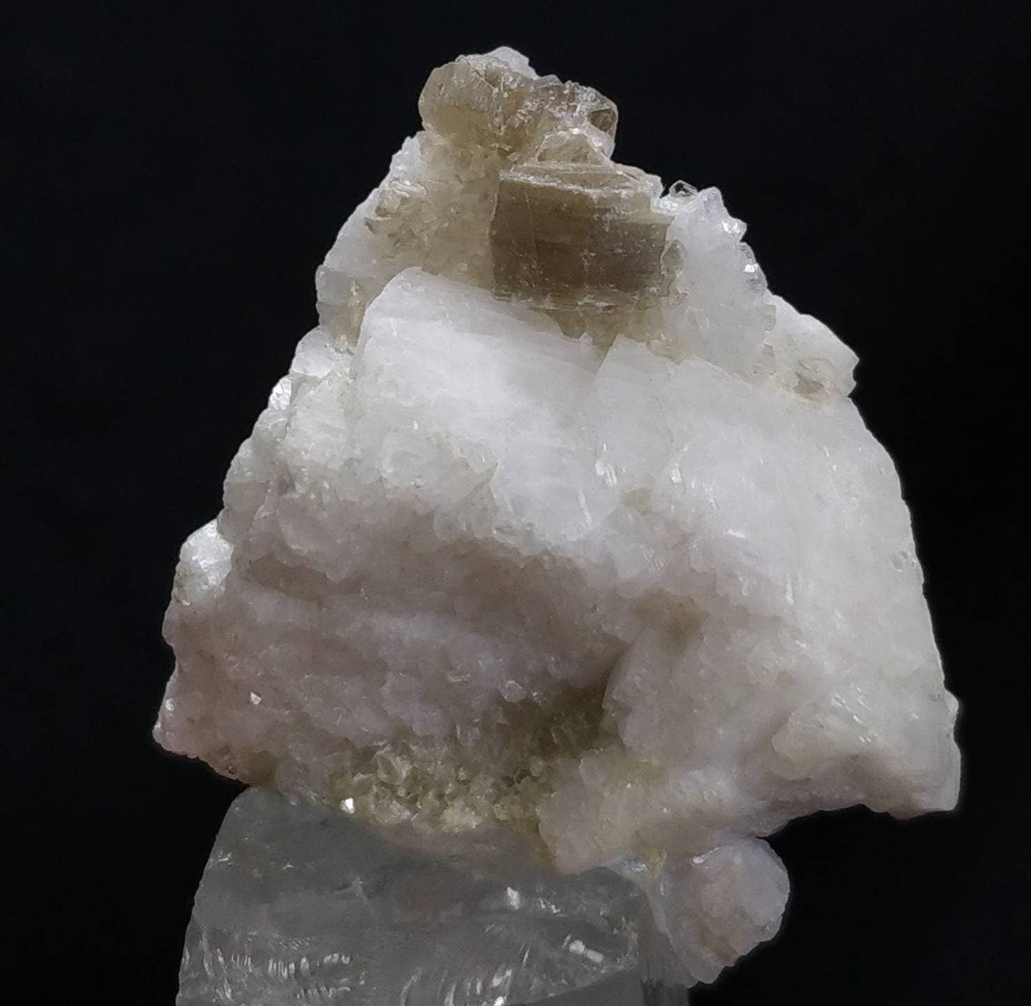 ARSAA GEMS AND MINERALSTop Quality beautiful natural 28.9 grams very rare terminated Aquamarine crystal with albite and moscovite on top of Crystal - Premium from ARSAA GEMS AND MINERALS - Just $100.00! Shop now at ARSAA GEMS AND MINERALS