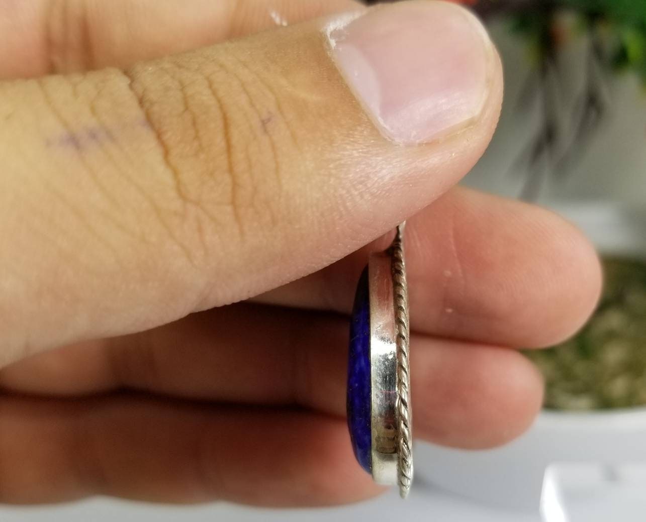 ARSAA GEMS AND MINERALSGood quality lapis lazuli silver pendant - Premium from ARSAA GEMS AND MINERALS - Just $15.00! Shop now at ARSAA GEMS AND MINERALS