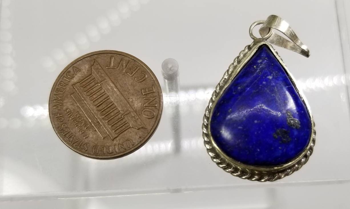 ARSAA GEMS AND MINERALSGood quality lapis lazuli silver pendant - Premium from ARSAA GEMS AND MINERALS - Just $15.00! Shop now at ARSAA GEMS AND MINERALS