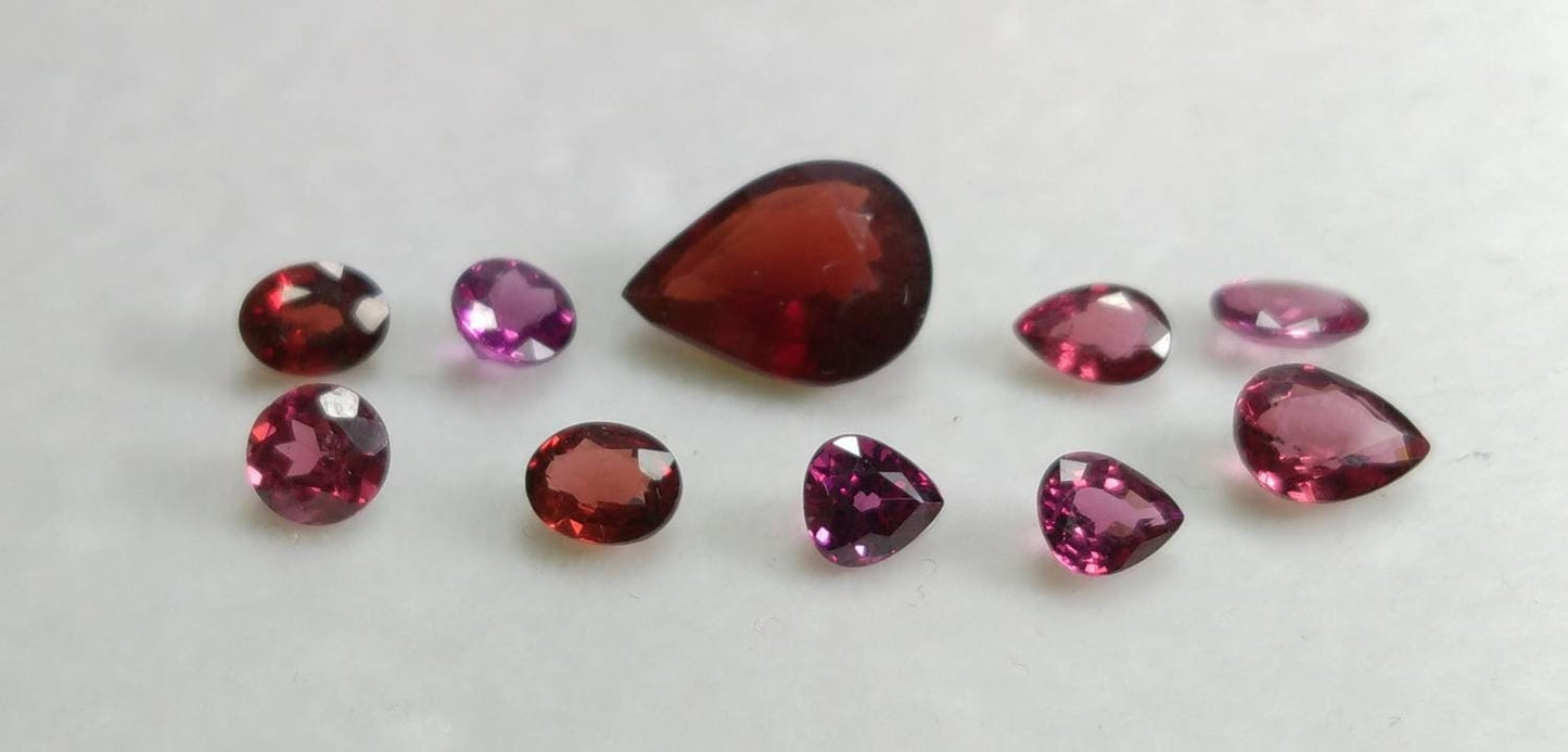 ARSAA GEMS AND MINERALSNatural top quality beautiful 8.5 carats VV clarity faceted small jewlery set of small sized rhodolite garnet gems - Premium from ARSAA GEMS AND MINERALS - Just $55.00! Shop now at ARSAA GEMS AND MINERALS