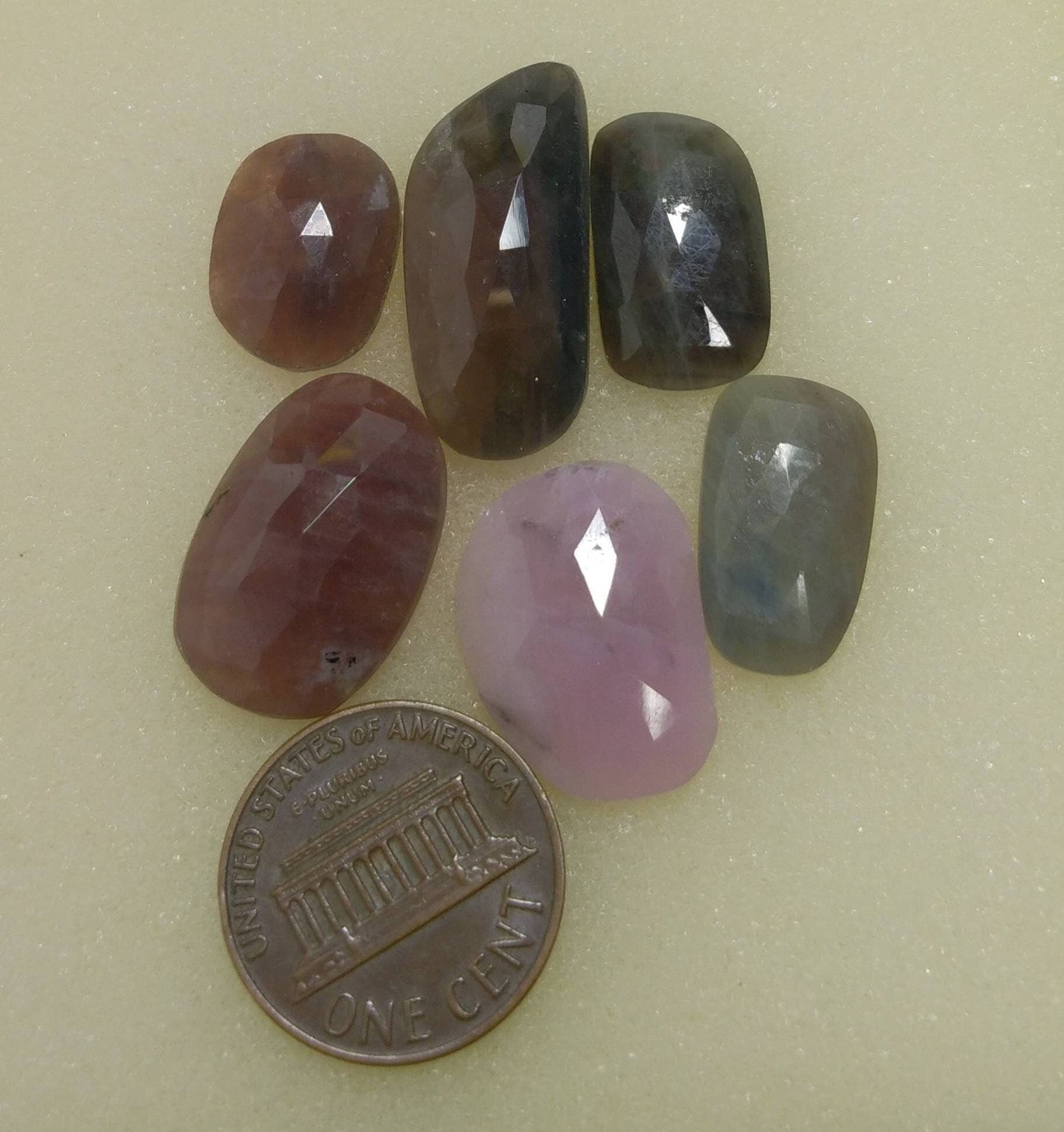 ARSAA GEMS AND MINERALSNatural fine quality beautiful 64 carats rose/cut faceted sapphire cabochons - Premium from ARSAA GEMS AND MINERALS - Just $40.00! Shop now at ARSAA GEMS AND MINERALS