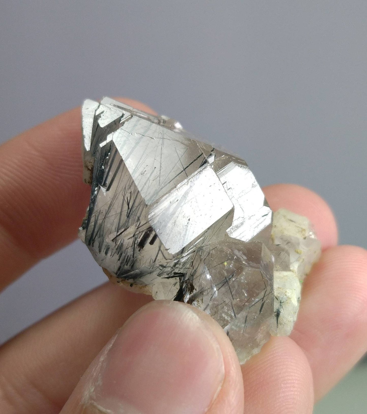 ARSAA GEMS AND MINERALSNatural top quality beautiful 17.1 grams terminated Aegirine included quartz crystal - Premium from ARSAA GEMS AND MINERALS - Just $30.00! Shop now at ARSAA GEMS AND MINERALS