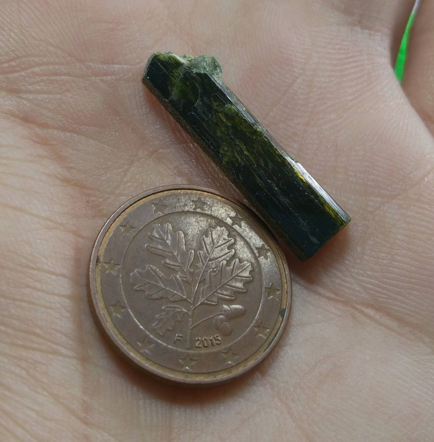 ARSAA GEMS AND MINERALSNatural clear aesthetic 1.7 gram Beautiful perfectly terminated pleochroic epidote crystal - Premium  from ARSAA GEMS AND MINERALS - Just $15.00! Shop now at ARSAA GEMS AND MINERALS