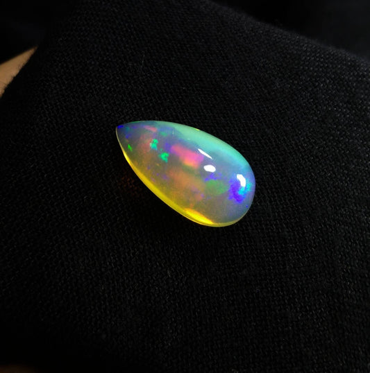 ARSAA GEMS AND MINERALSNatural fine quality beautiful 11 carats pear shape fire opal Cabochon - Premium  from ARSAA GEMS AND MINERALS - Just $40.00! Shop now at ARSAA GEMS AND MINERALS
