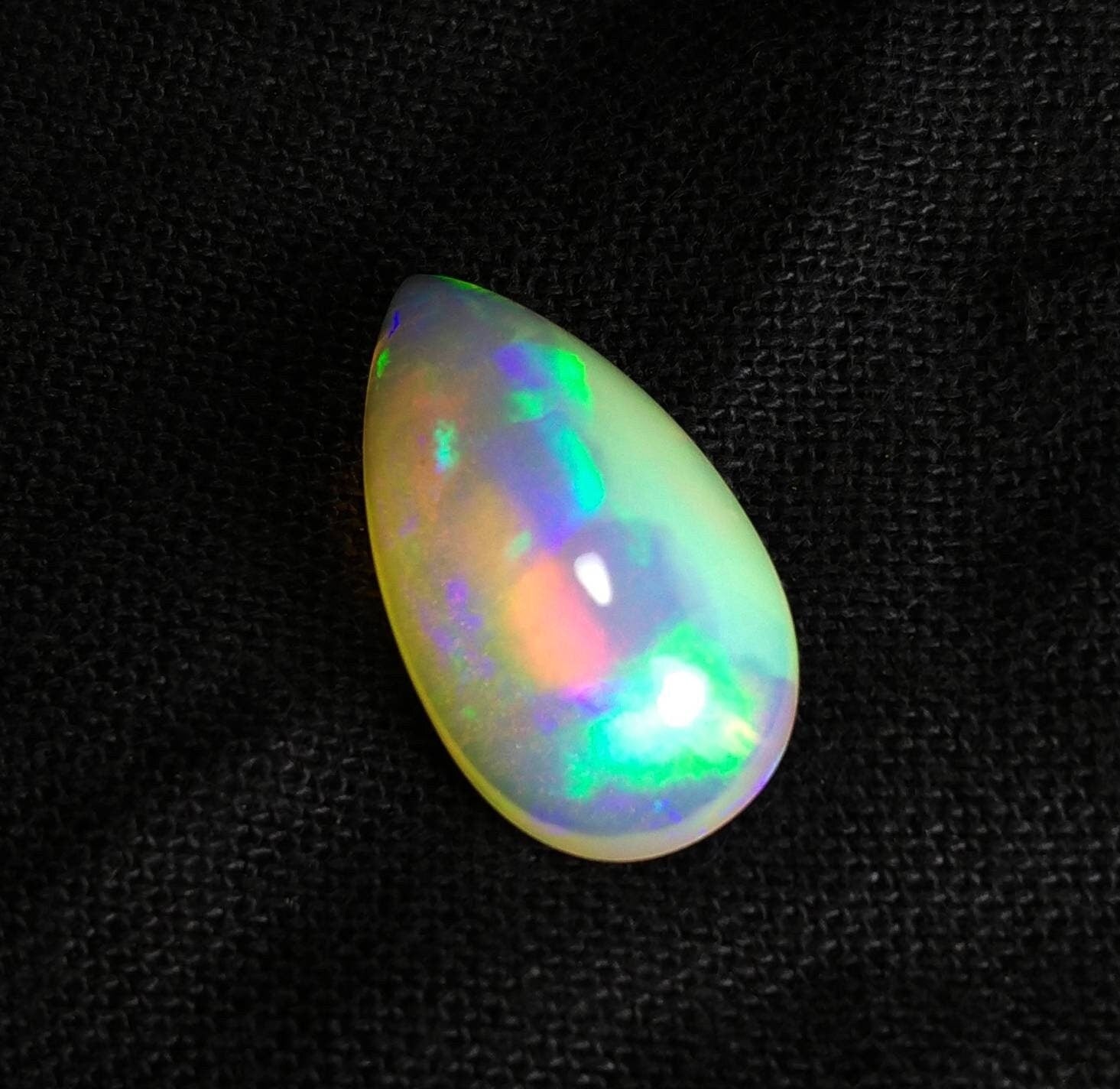 ARSAA GEMS AND MINERALSNatural fine quality beautiful 11 carats pear shape fire opal Cabochon - Premium  from ARSAA GEMS AND MINERALS - Just $40.00! Shop now at ARSAA GEMS AND MINERALS
