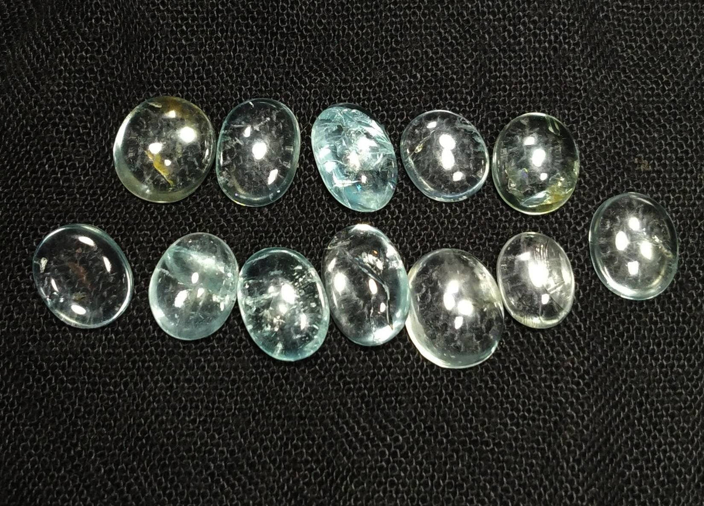 ARSAA GEMS AND MINERALSNatural fine quality beautiful 41 carats small lot of light blue color oval shapes aquamarine cabochons - Premium from ARSAA GEMS AND MINERALS - Just $70.00! Shop now at ARSAA GEMS AND MINERALS