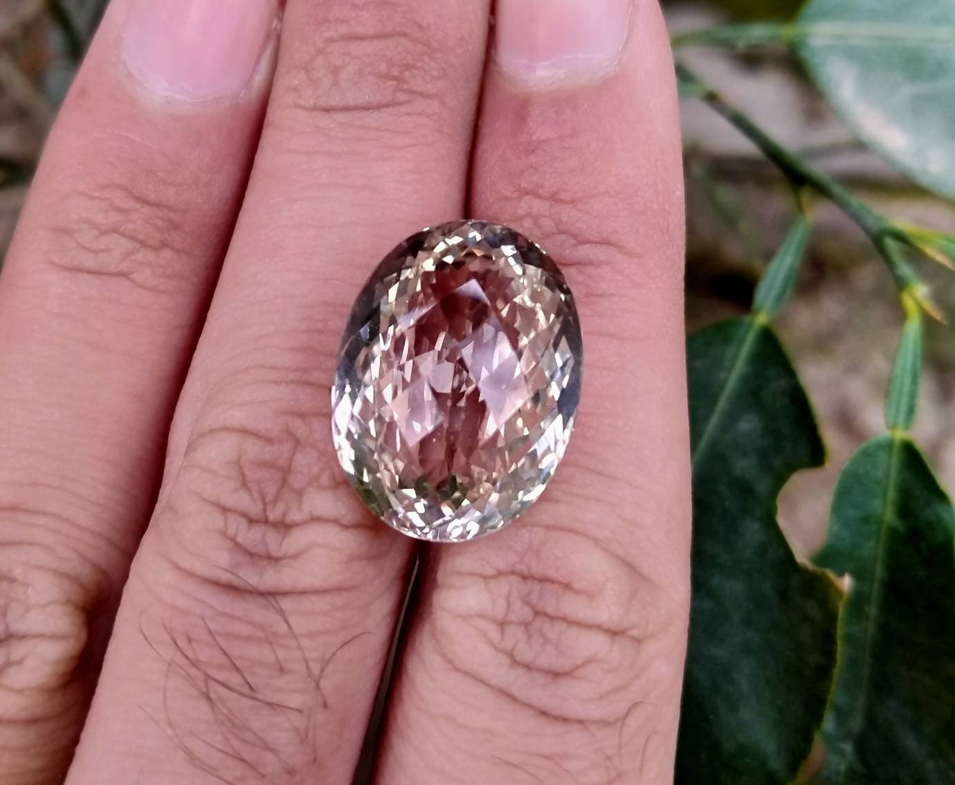 ARSAA GEMS AND MINERALSNatural top quality beautiful 28 carat faceted checkerboard shape topaz gem - Premium from ARSAA GEMS AND MINERALS - Just $75.00! Shop now at ARSAA GEMS AND MINERALS