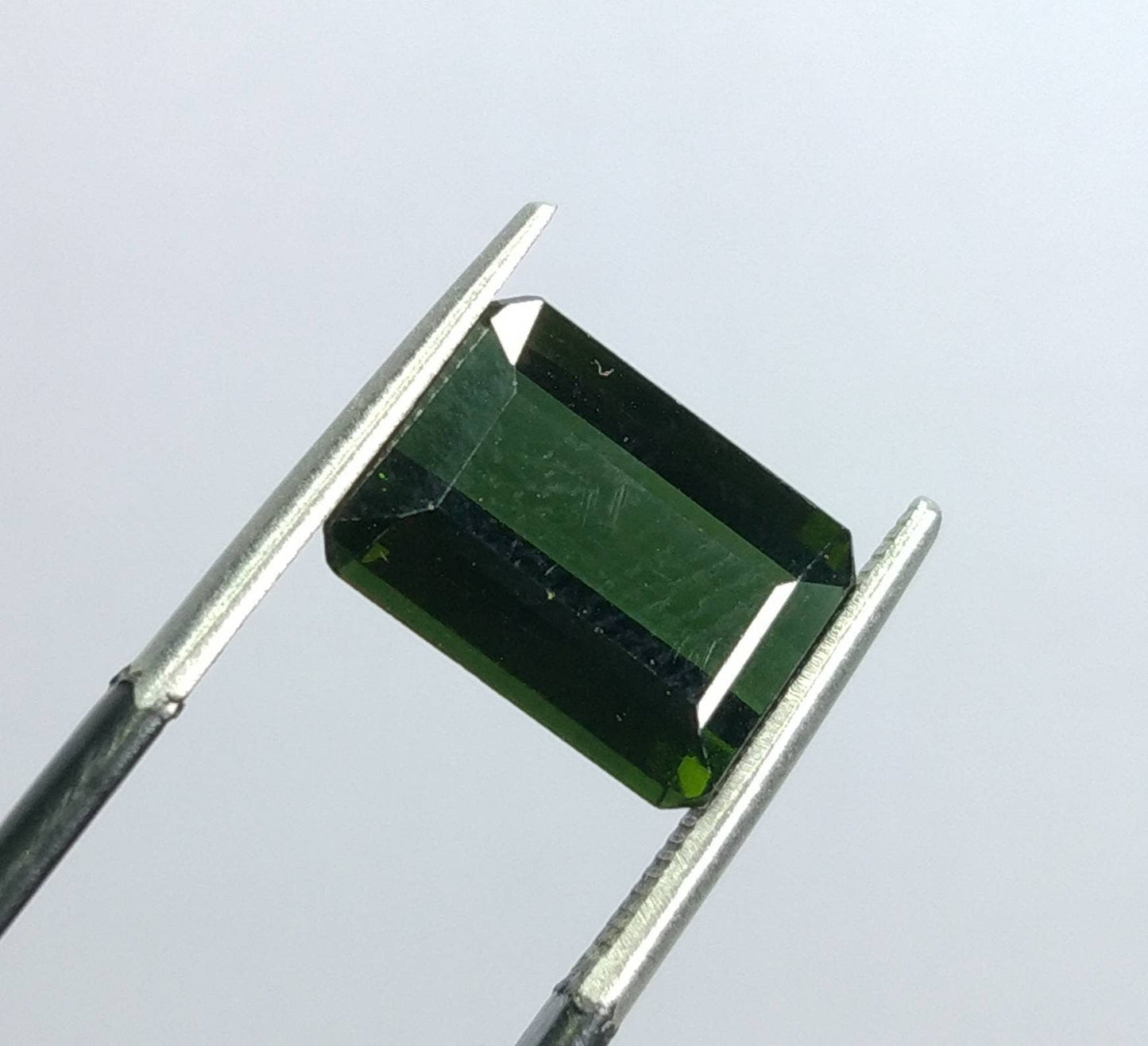 ARSAA GEMS AND MINERALSNatural top quality beautiful 4.5 carats faceted radiant shape green tourmaline gem - Premium  from ARSAA GEMS AND MINERALS - Just $60.00! Shop now at ARSAA GEMS AND MINERALS