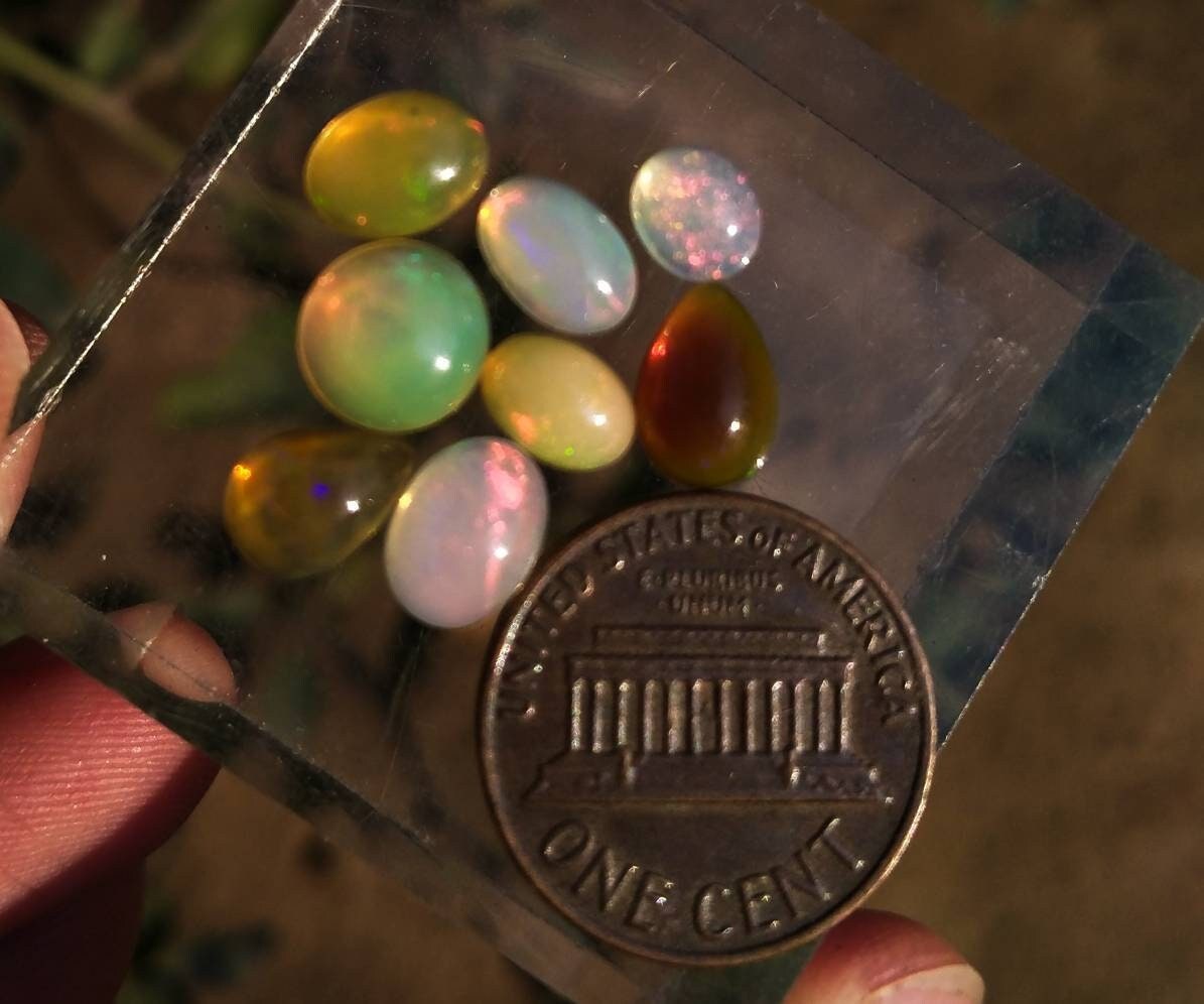 ARSAA GEMS AND MINERALSNatural top quality beautiful small size cabochons of fire opal - Premium  from ARSAA GEMS AND MINERALS - Just $20.00! Shop now at ARSAA GEMS AND MINERALS