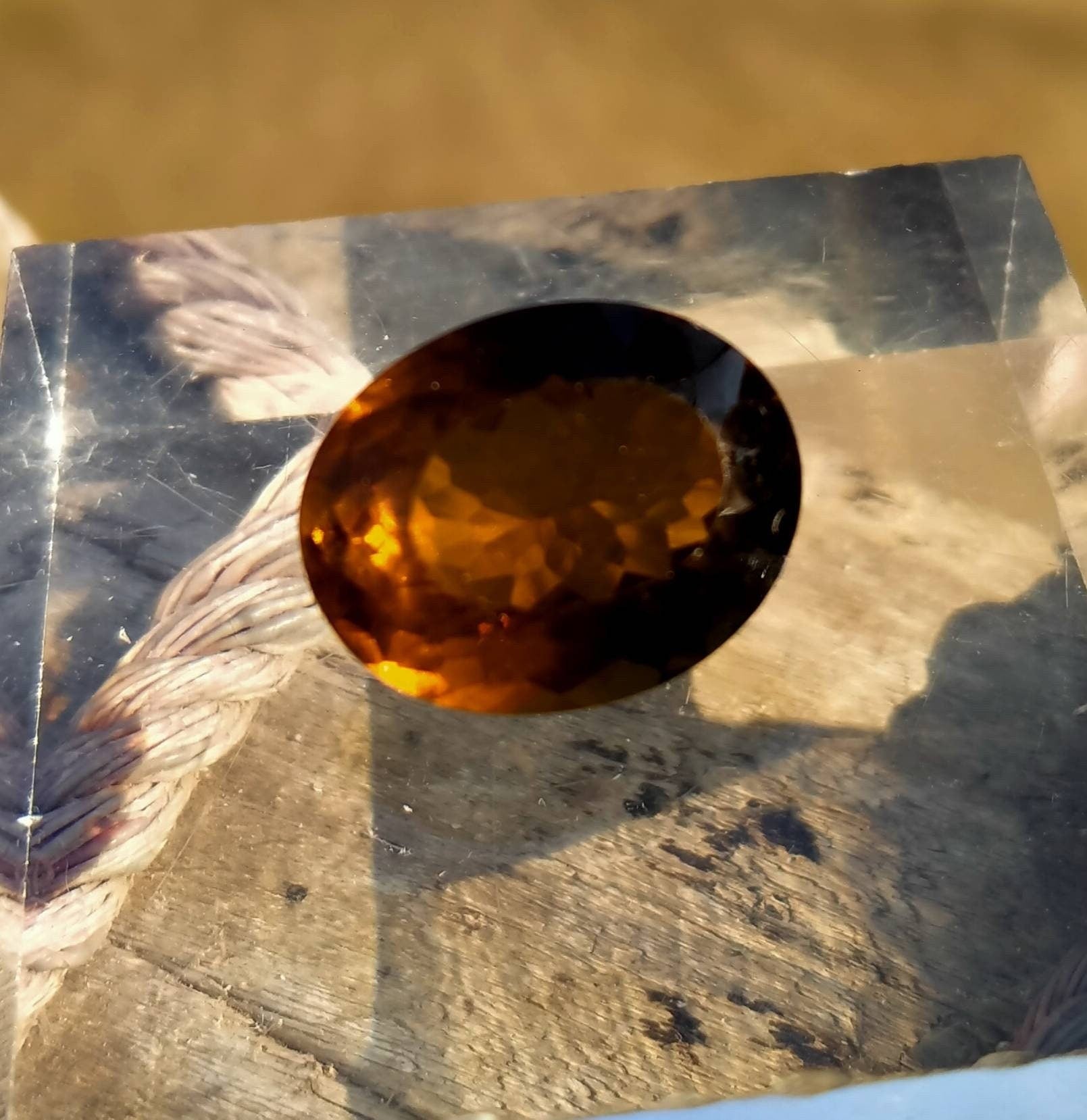 ARSAA GEMS AND MINERALSNatural top quality faceted citrine gem - Premium  from ARSAA GEMS AND MINERALS - Just $30.00! Shop now at ARSAA GEMS AND MINERALS