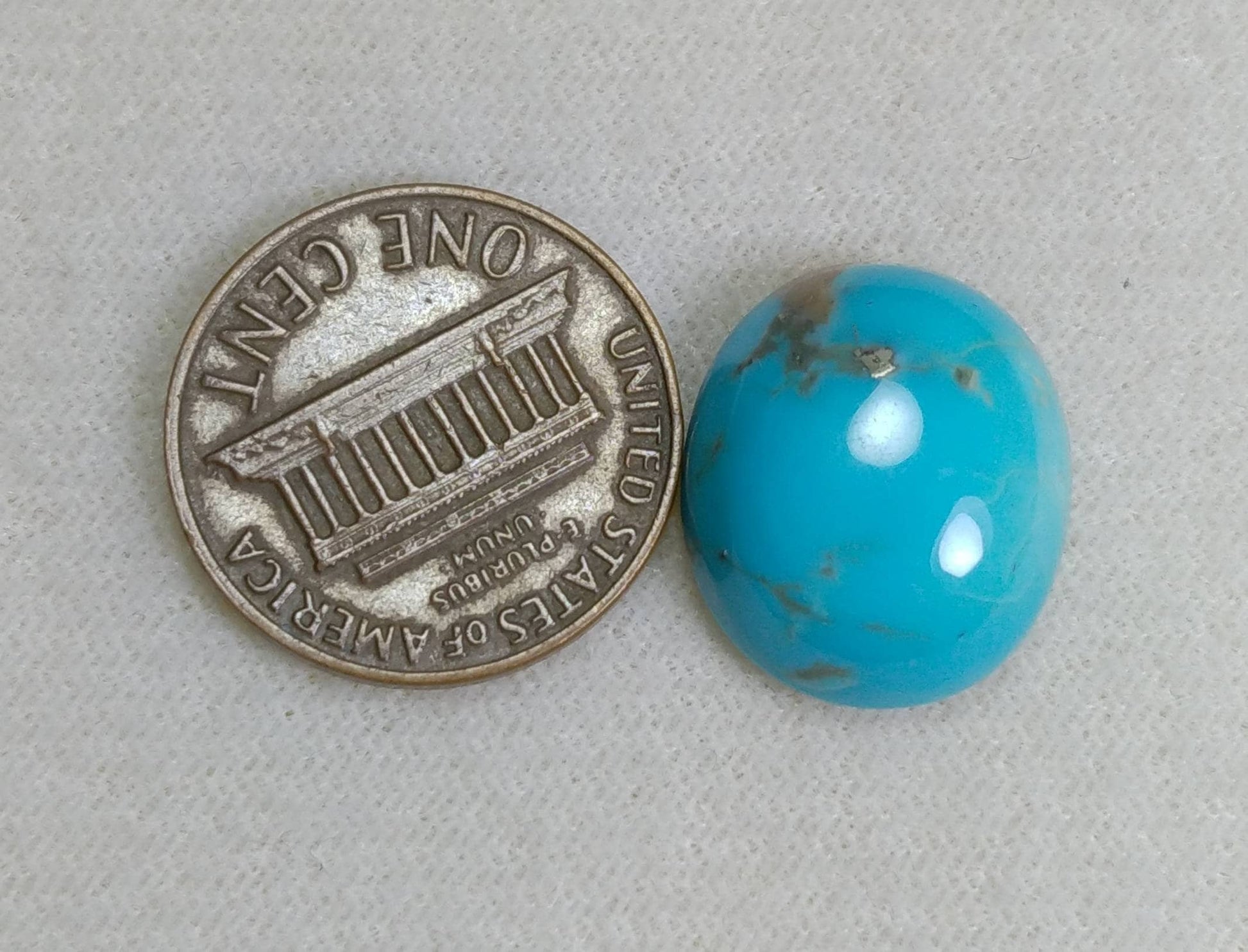 ARSAA GEMS AND MINERALSNatural aesthetic fine quality 12.5 carats stabilized oval shape turquoise cabochon - Premium  from ARSAA GEMS AND MINERALS - Just $15.00! Shop now at ARSAA GEMS AND MINERALS