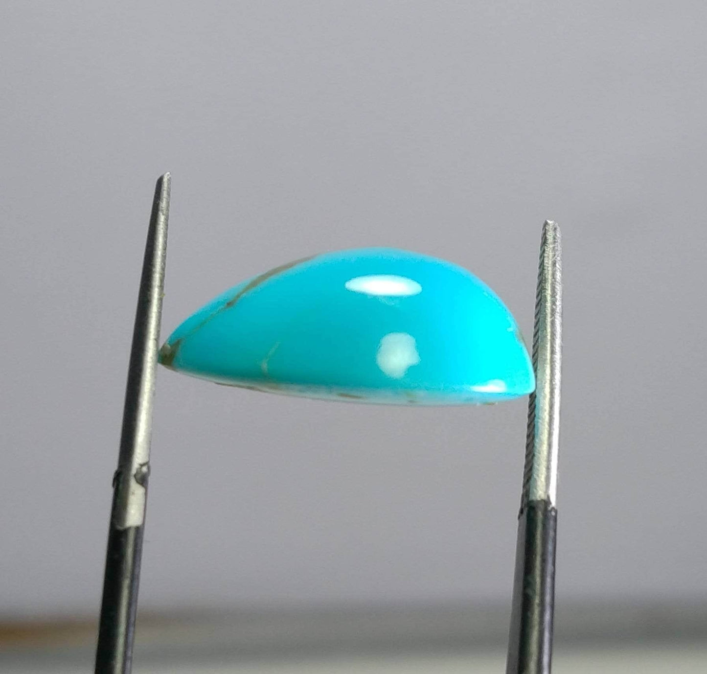 ARSAA GEMS AND MINERALSNatural aesthetic fine quality 9.5 carats pear shape kingman turquoise cabochon - Premium  from ARSAA GEMS AND MINERALS - Just $15.00! Shop now at ARSAA GEMS AND MINERALS