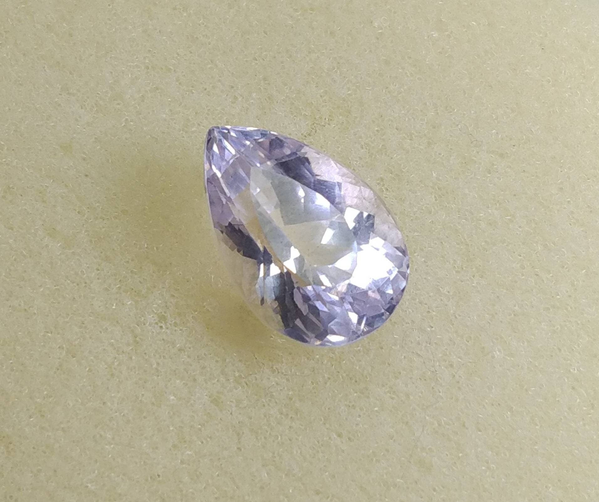 ARSAA GEMS AND MINERALSNatural fine quality beautiful 10 Carats pear shape faceted kunzite gem - Premium  from ARSAA GEMS AND MINERALS - Just $20.00! Shop now at ARSAA GEMS AND MINERALS