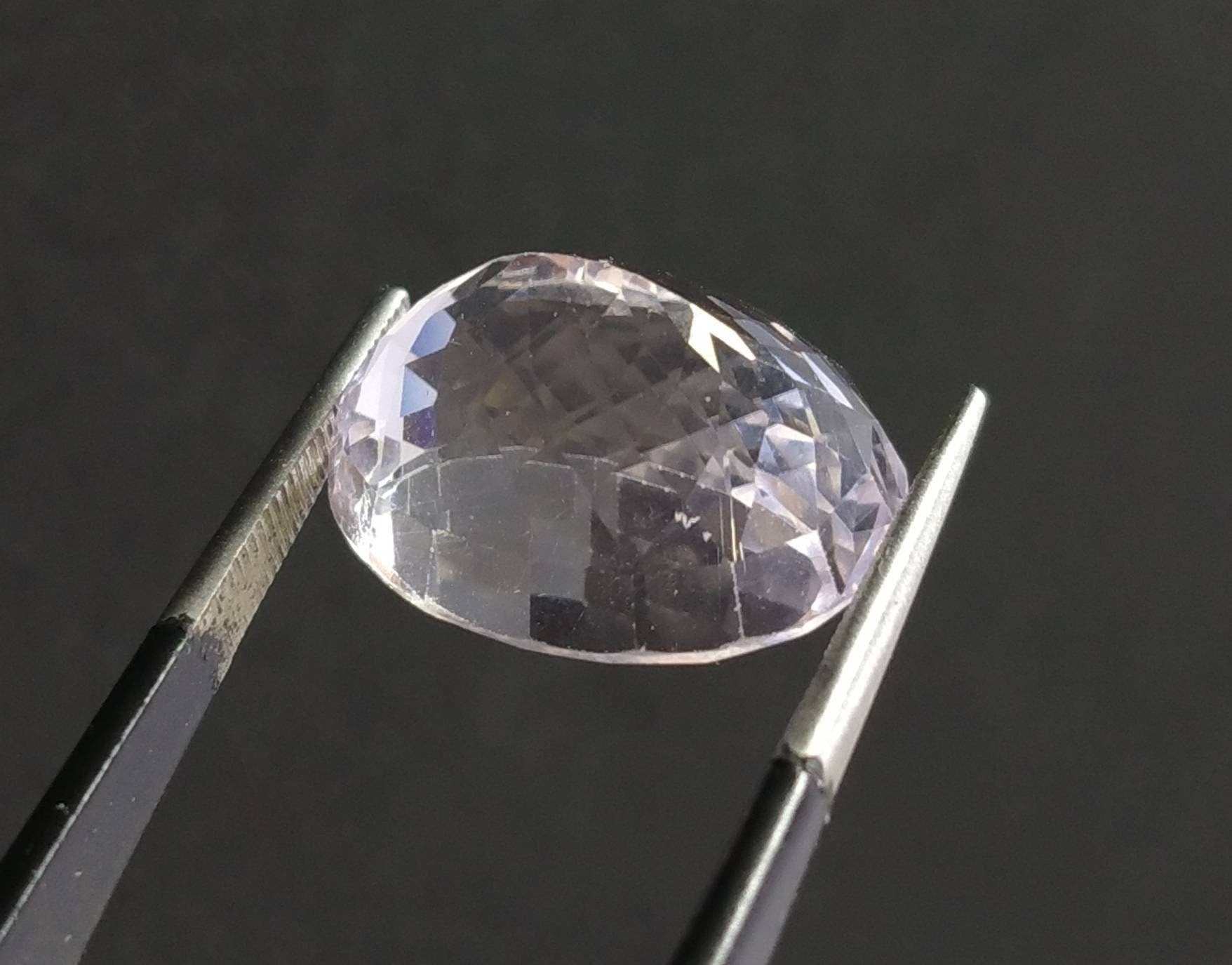 ARSAA GEMS AND MINERALSNatural fine quality beautiful 15 carat oval shape faceted kunzite gem - Premium  from ARSAA GEMS AND MINERALS - Just $30.00! Shop now at ARSAA GEMS AND MINERALS