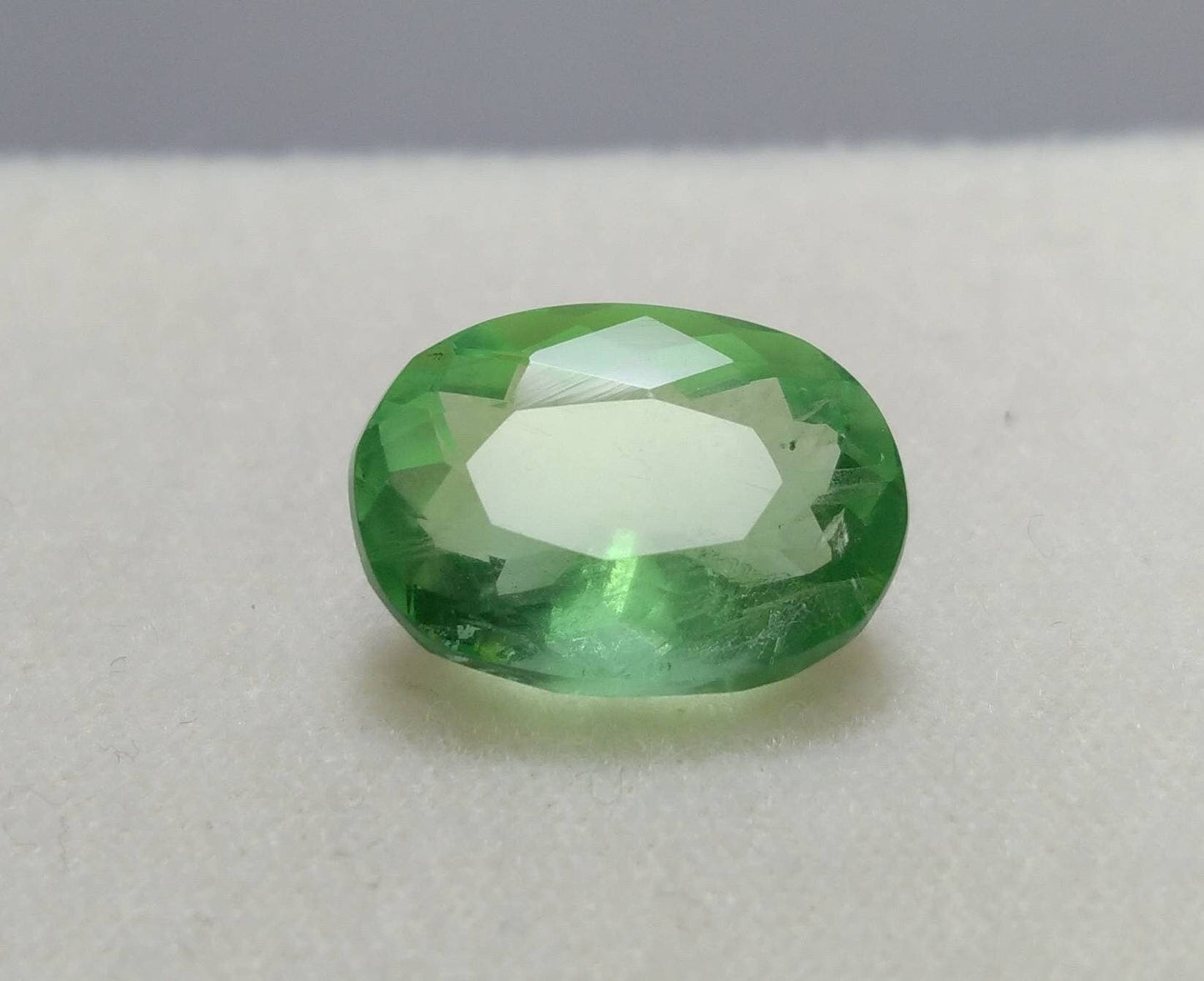 ARSAA GEMS AND MINERALSNatural fine quality beautiful 13.5 carat aesthetic green faceted oval cut shape fluorite gem - Premium from ARSAA GEMS AND MINERALS - Just $26.00! Shop now at ARSAA GEMS AND MINERALS