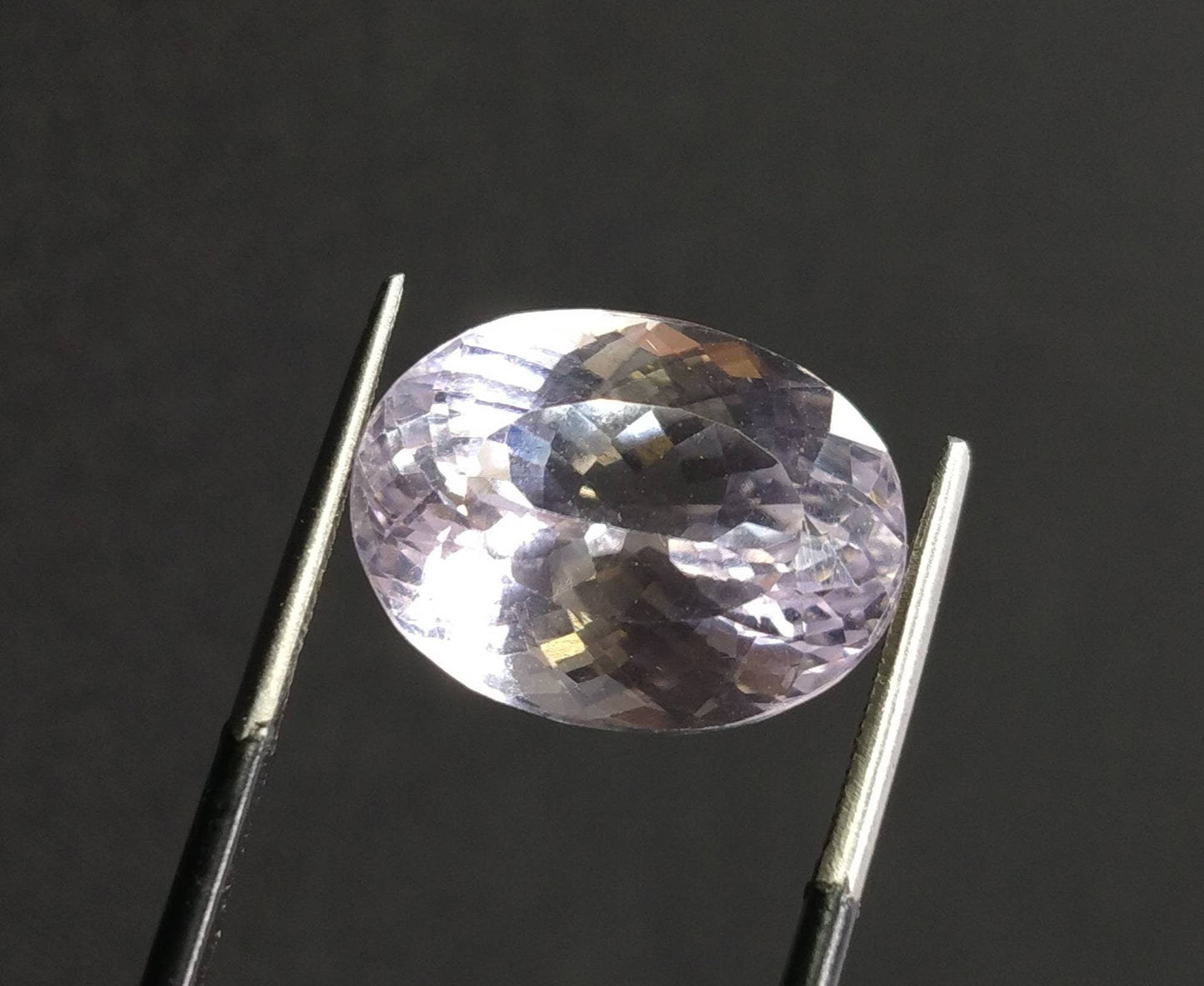 ARSAA GEMS AND MINERALSNatural fine quality beautiful 15 carat oval shape faceted kunzite gem - Premium from ARSAA GEMS AND MINERALS - Just $30.00! Shop now at ARSAA GEMS AND MINERALS