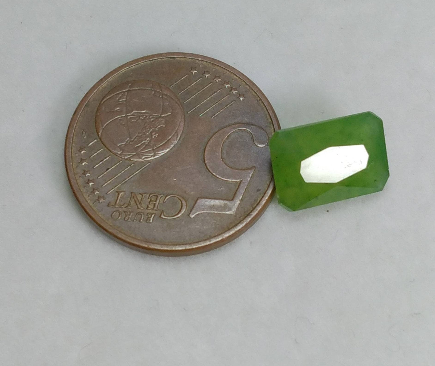 ARSAA GEMS AND MINERALSNatural fine quality beautiful 3.5 carats green radiant cut shape Faceted hydrograssular garnet gem - Premium from ARSAA GEMS AND MINERALS - Just $11.00! Shop now at ARSAA GEMS AND MINERALS