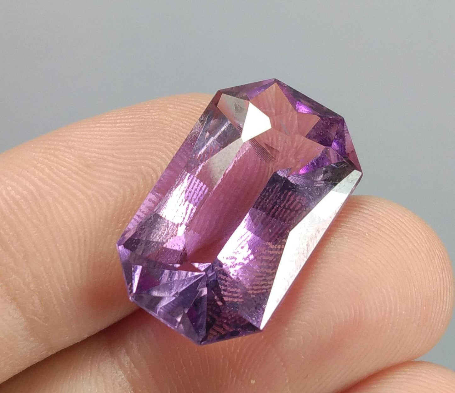 ARSAA GEMS AND MINERALSNatural High quality beautiful 15 carat VV clarity faceted radiant shape amethyst gem - Premium from ARSAA GEMS AND MINERALS - Just $32.00! Shop now at ARSAA GEMS AND MINERALS
