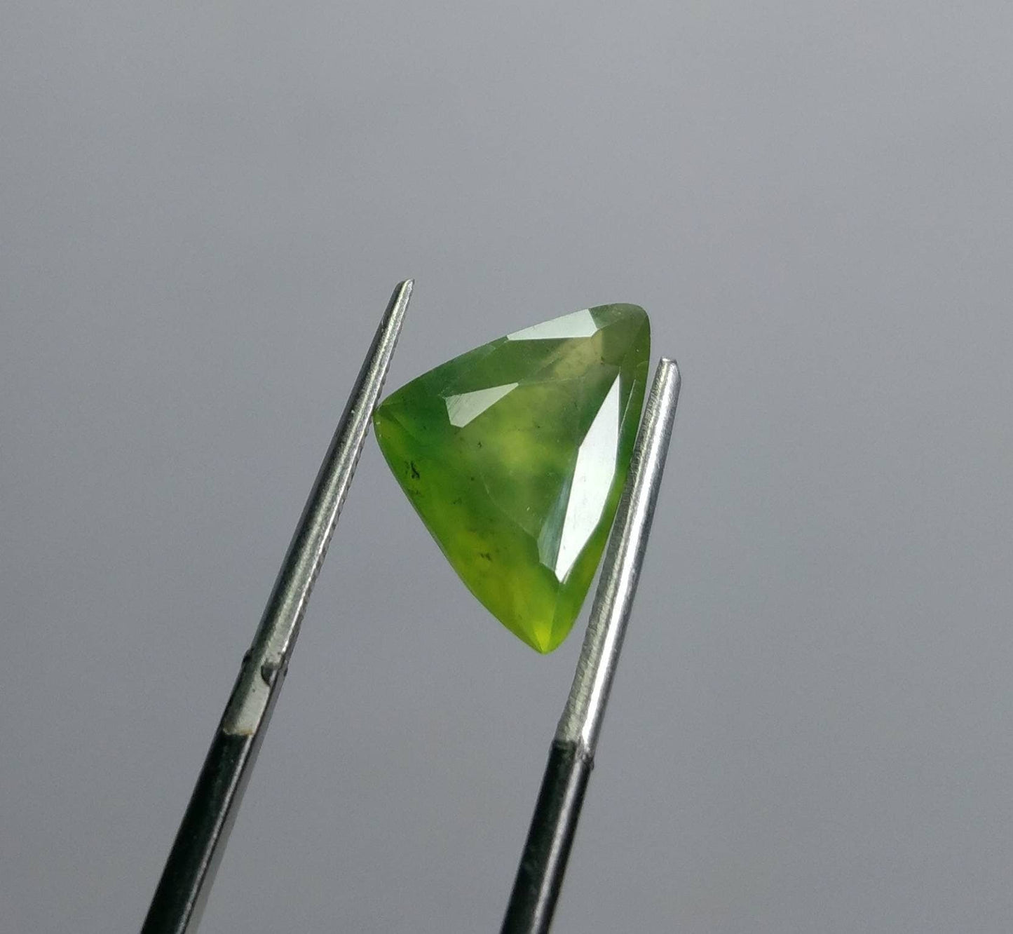 ARSAA GEMS AND MINERALSNatural top quality beautiful 4.5 carats trillion shape faceted hydrograssular garnet gem - Premium  from ARSAA GEMS AND MINERALS - Just $13.00! Shop now at ARSAA GEMS AND MINERALS