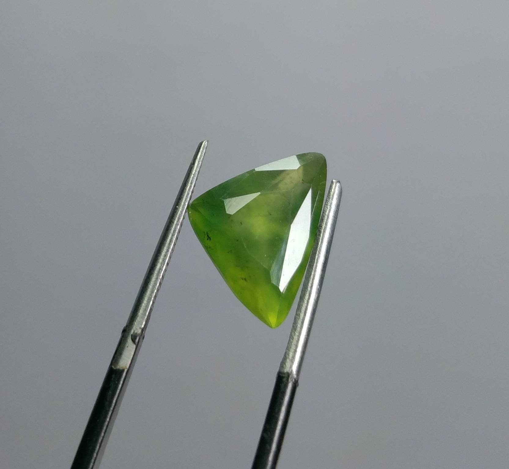 ARSAA GEMS AND MINERALSNatural top quality beautiful 4.5 carats trillion shape faceted hydrograssular garnet gem - Premium  from ARSAA GEMS AND MINERALS - Just $13.00! Shop now at ARSAA GEMS AND MINERALS