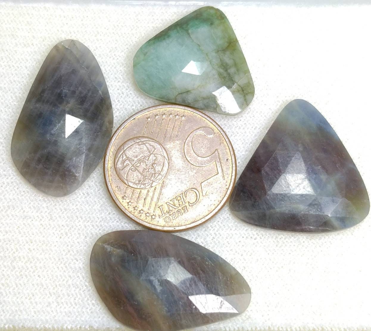 ARSAA GEMS AND MINERALSNatural top quality beautiful 48 carats small set of rose cut faceted sapphire Cabochons - Premium from ARSAA GEMS AND MINERALS - Just $45.00! Shop now at ARSAA GEMS AND MINERALS