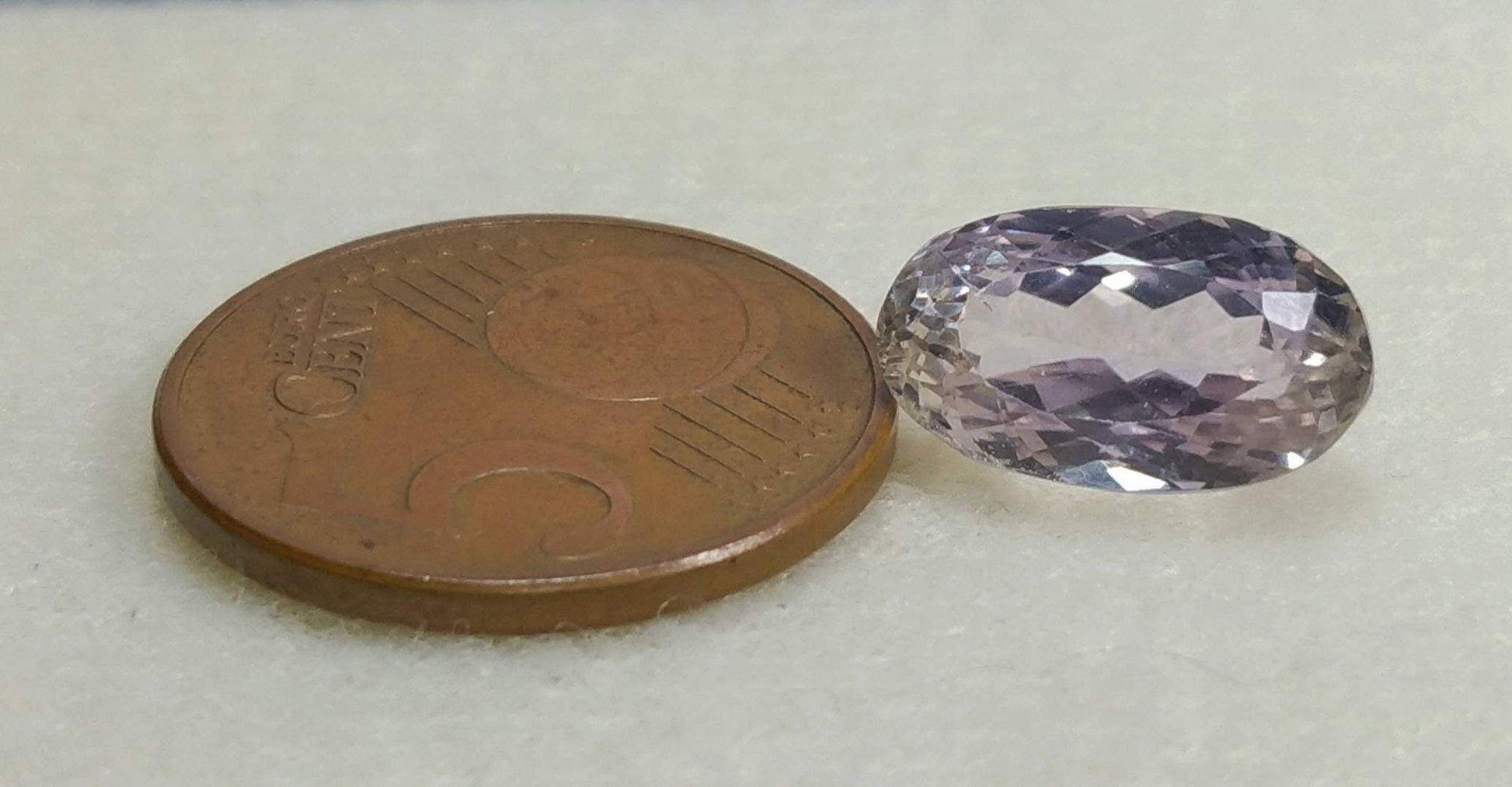 ARSAA GEMS AND MINERALSNatural top quality beautiful 7 carat VV clarity faceted oval shape kunzite gem - Premium  from ARSAA GEMS AND MINERALS - Just $30.00! Shop now at ARSAA GEMS AND MINERALS