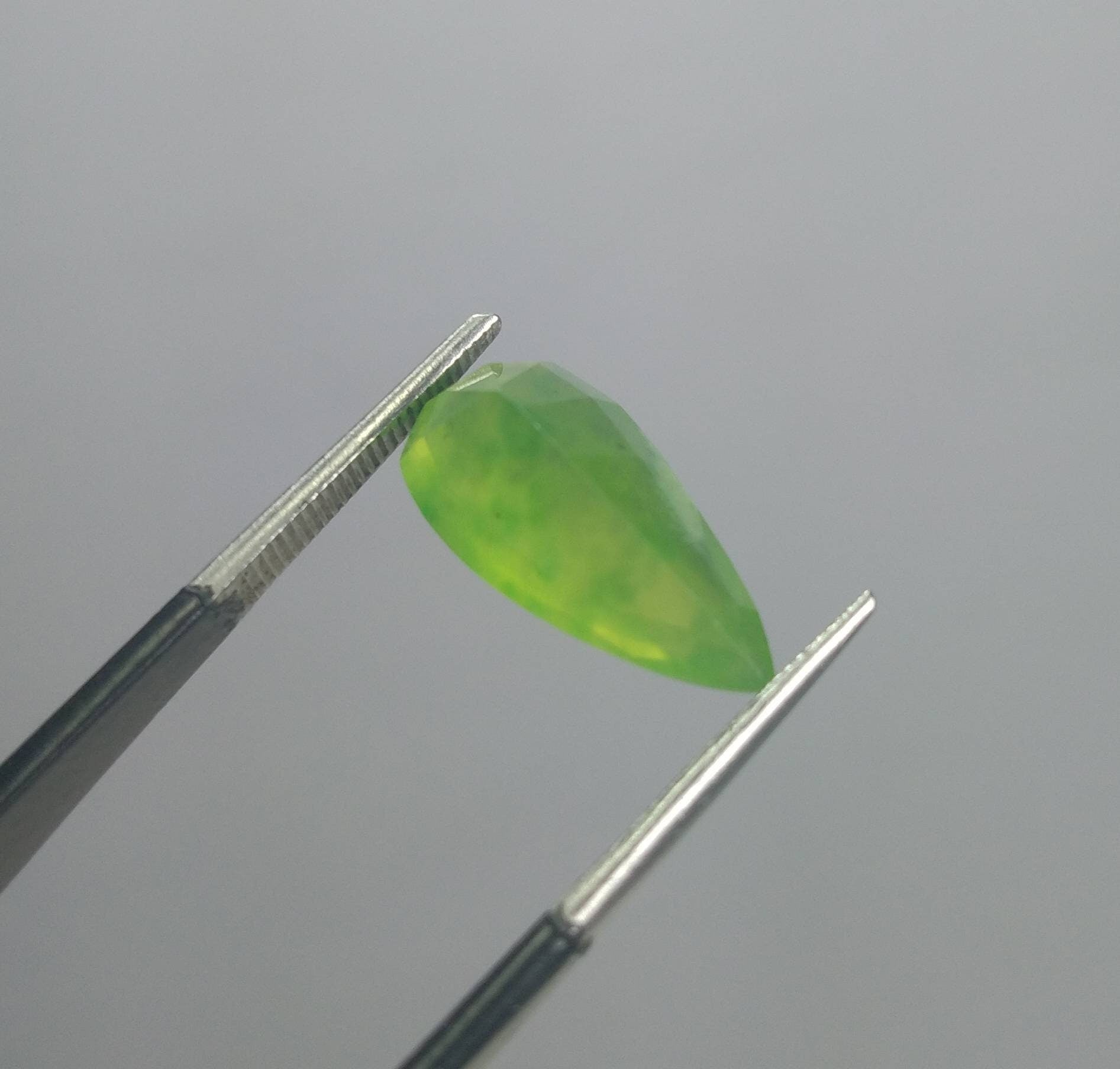 ARSAA GEMS AND MINERALSNatural top quality beautiful 6 carats pear shape faceted green hydrograssular garnet gem - Premium  from ARSAA GEMS AND MINERALS - Just $18.00! Shop now at ARSAA GEMS AND MINERALS