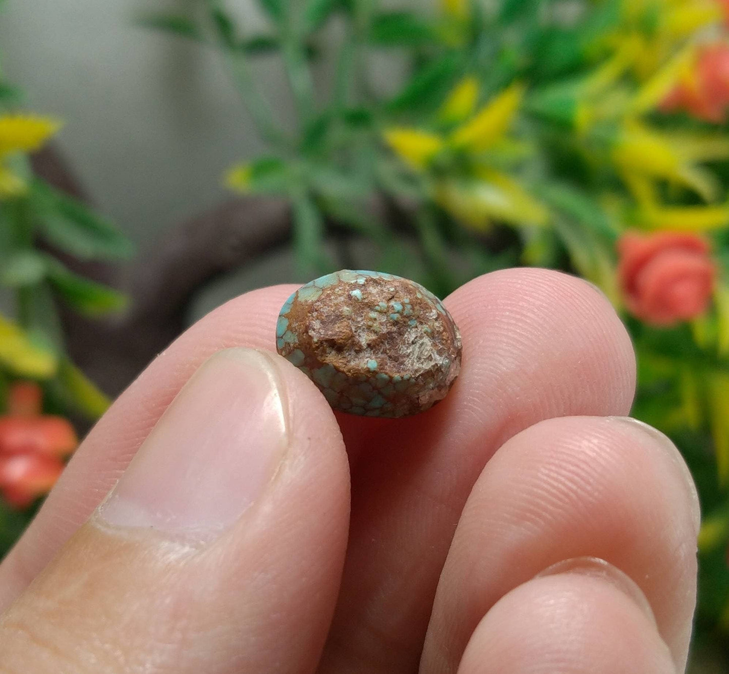 ARSAA GEMS AND MINERALSNatural top quality beautiful 6 carats spider web Egyptian turquoise cabochon - Premium from ARSAA GEMS AND MINERALS - Just $25.00! Shop now at ARSAA GEMS AND MINERALS