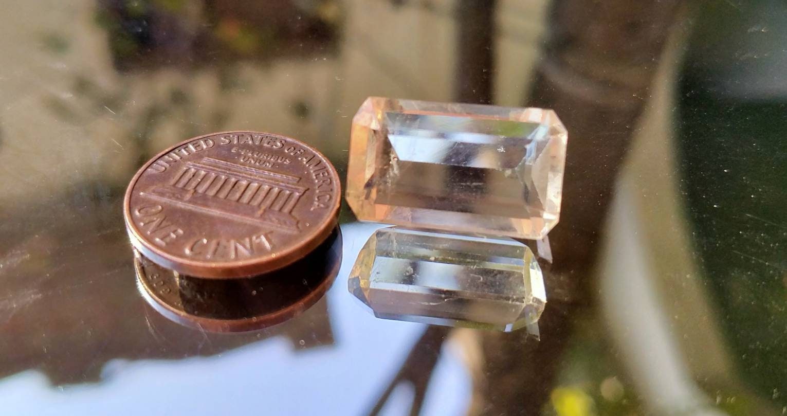 ARSAA GEMS AND MINERALSNatural top quality beautiful faceted 18 carats flourite gem - Premium  from ARSAA GEMS AND MINERALS - Just $20.00! Shop now at ARSAA GEMS AND MINERALS