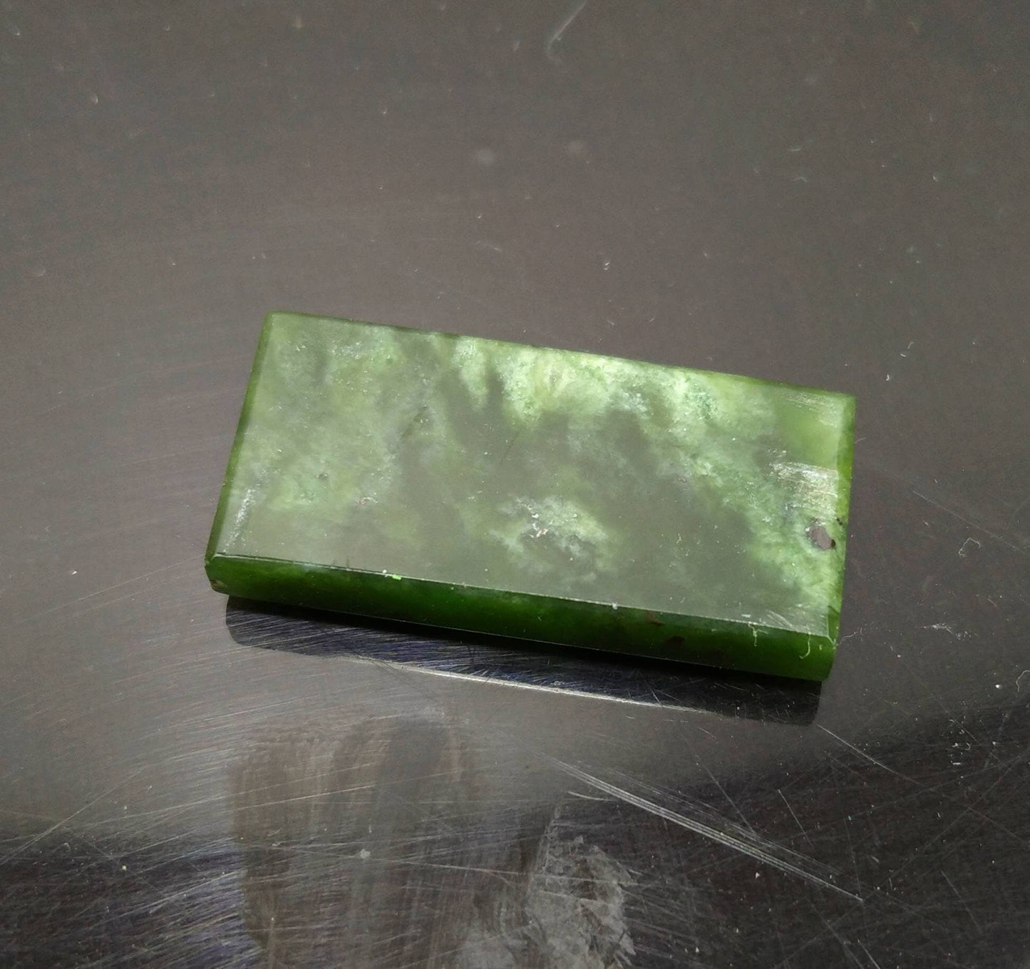 ARSAA GEMS AND MINERALSNatural top quality beautiful 39.5 Carats radiant shape faceted nephrite Jade gem - Premium from ARSAA GEMS AND MINERALS - Just $30.00! Shop now at ARSAA GEMS AND MINERALS