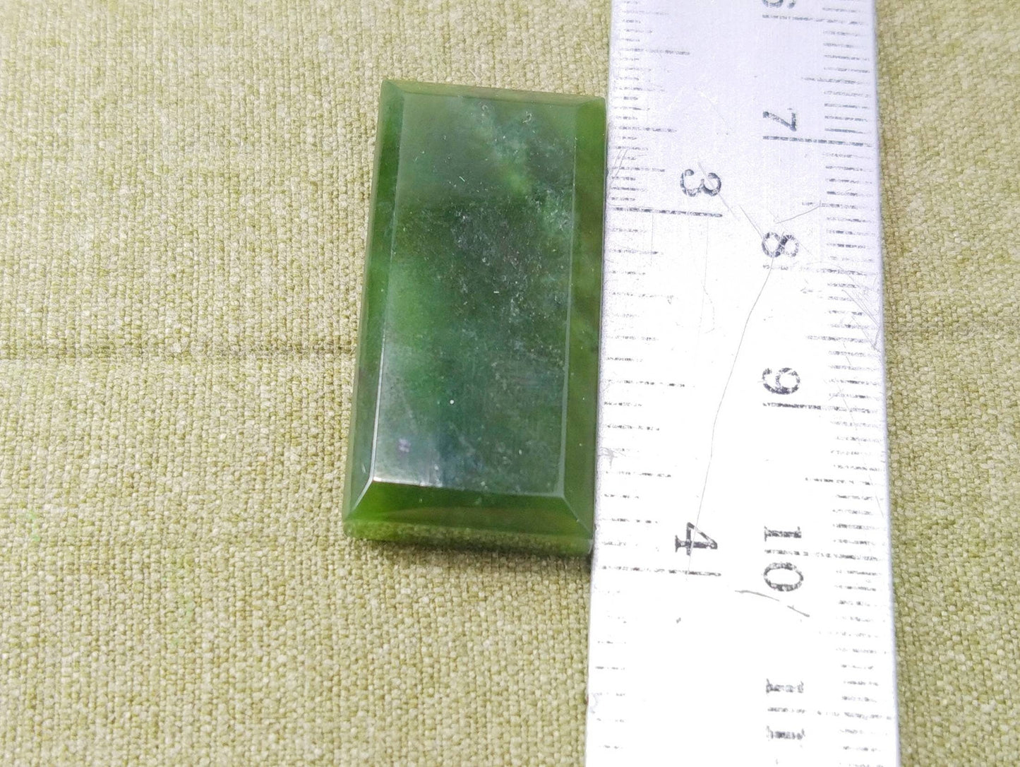 ARSAA GEMS AND MINERALSNatural top quality beautiful 39.5 Carats radiant shape faceted nephrite Jade gem - Premium from ARSAA GEMS AND MINERALS - Just $30.00! Shop now at ARSAA GEMS AND MINERALS