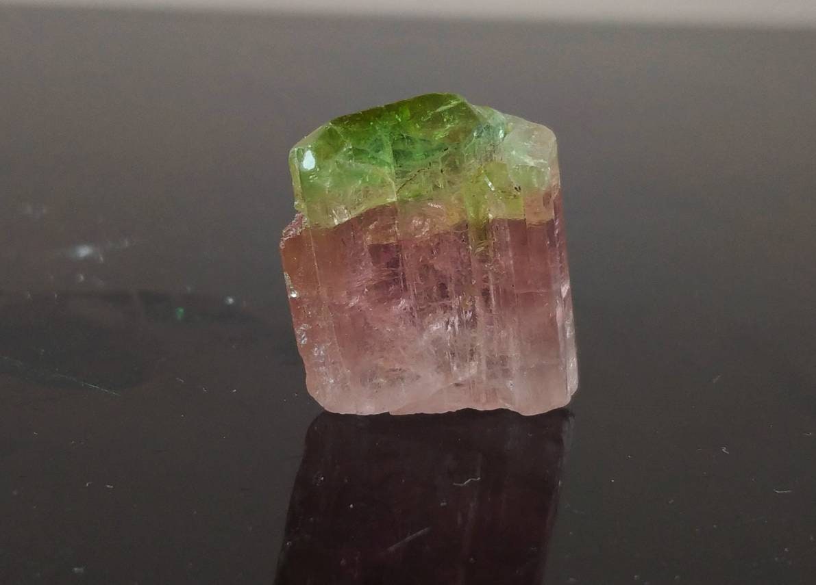 ARSAA GEMS AND MINERALSBicolor watermelon terminated tourmaline crystal 5.5 grams weight from Africa - Premium from ARSAA GEMS AND MINERALS - Just $100.00! Shop now at ARSAA GEMS AND MINERALS