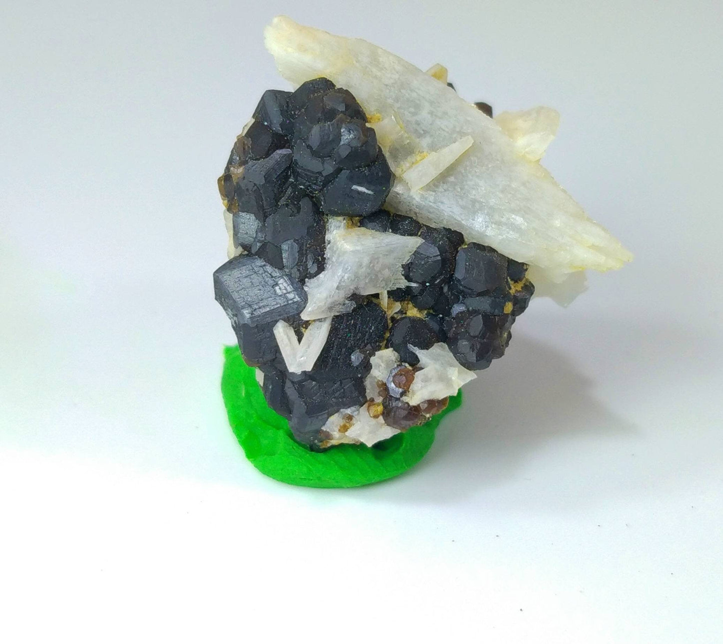 ARSAA GEMS AND MINERALSNatural good quality beautiful 15.1 grams cubic formation andradite garnet crystal with feldspar - Premium from ARSAA GEMS AND MINERALS - Just $20.00! Shop now at ARSAA GEMS AND MINERALS