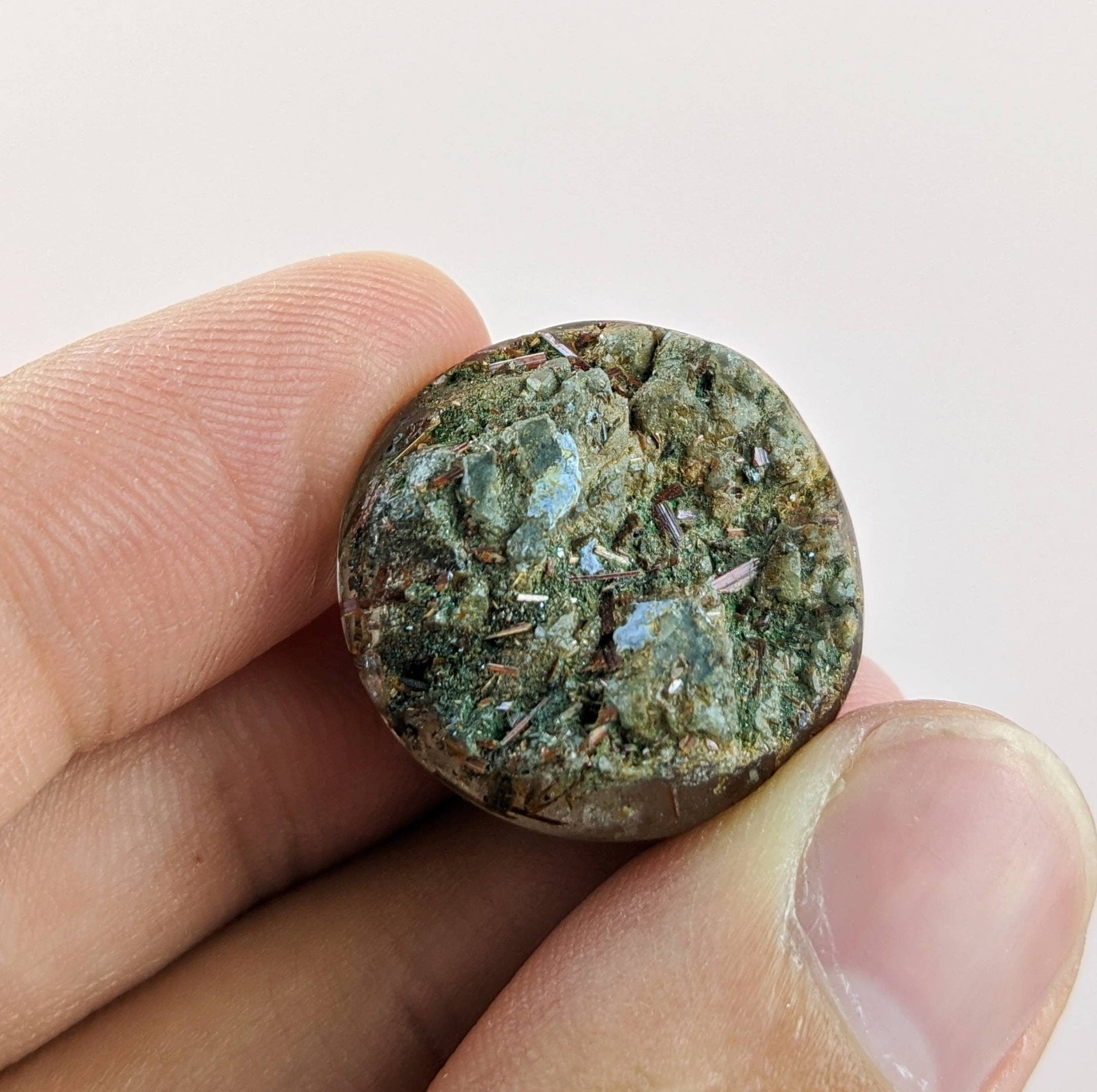 ARSAA GEMS AND MINERALSNatural fine quality nice clarity golden Rutile included cabochon from Zagi Mountain KP Pakistan, weight 11.6 grams - Premium  from ARSAA GEMS AND MINERALS - Just $40.00! Shop now at ARSAA GEMS AND MINERALS