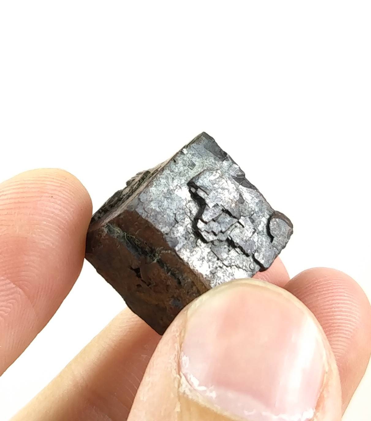 ARSAA GEMS AND MINERALSNatural cubic beautiful limonite after pyrite pseudomorph crystal from Pakistan, weight 12.4 grams - Premium from ARSAA GEMS AND MINERALS - Just $20.00! Shop now at ARSAA GEMS AND MINERALS