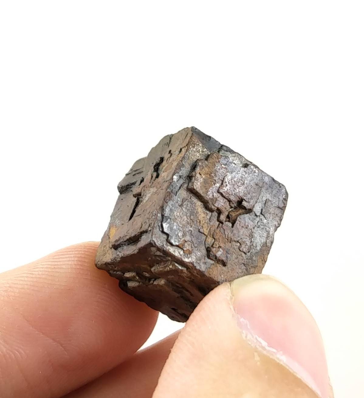 ARSAA GEMS AND MINERALSNatural cubic beautiful limonite after pyrite pseudomorph crystal from Pakistan, weight 12.4 grams - Premium  from ARSAA GEMS AND MINERALS - Just $20.00! Shop now at ARSAA GEMS AND MINERALS