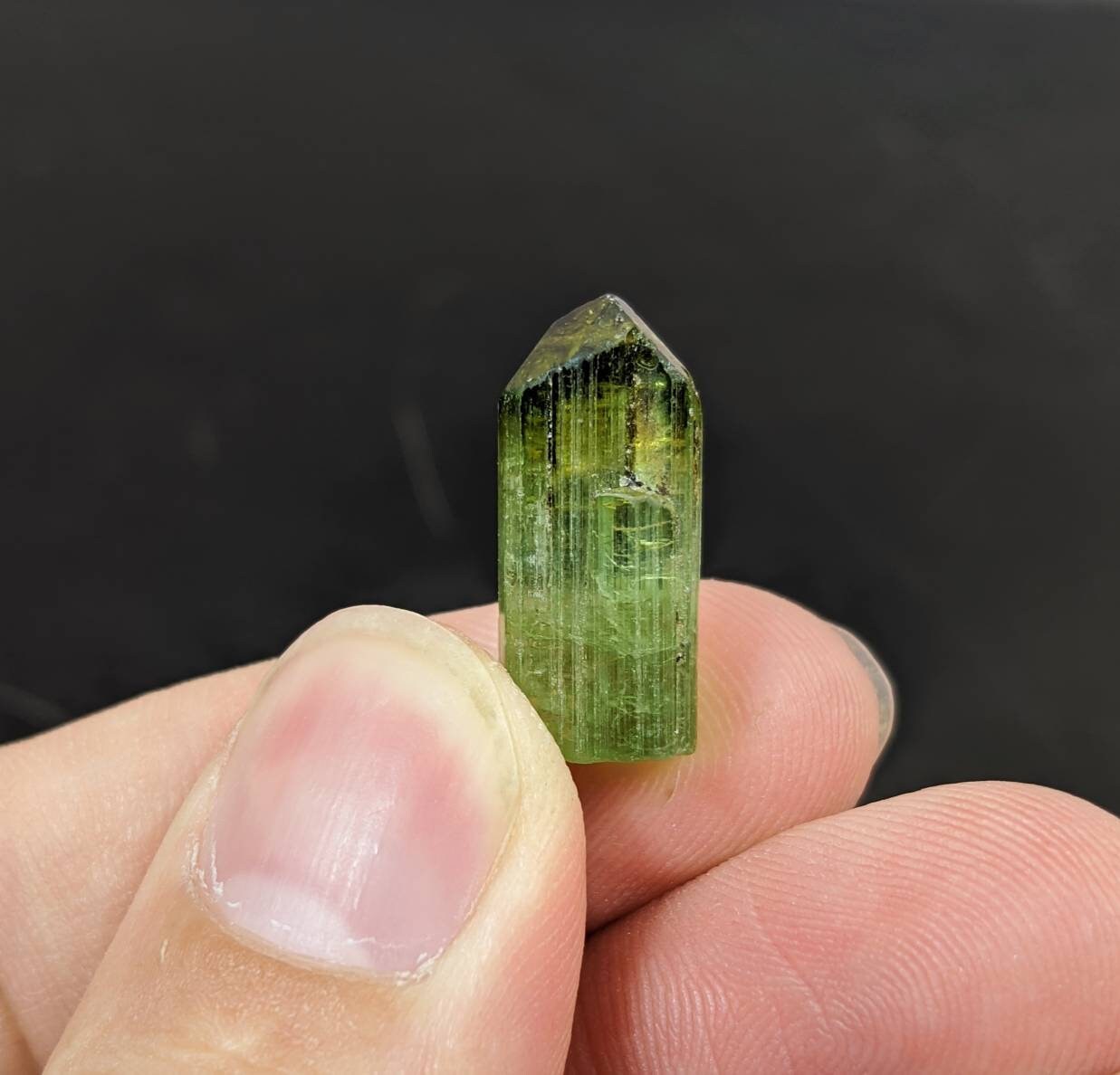 ARSAA GEMS AND MINERALSFine Quality beautiful natural 2.6 gram terminated green Tourmaline crystal from Africa - Premium from ARSAA GEMS AND MINERALS - Just $26.00! Shop now at ARSAA GEMS AND MINERALS