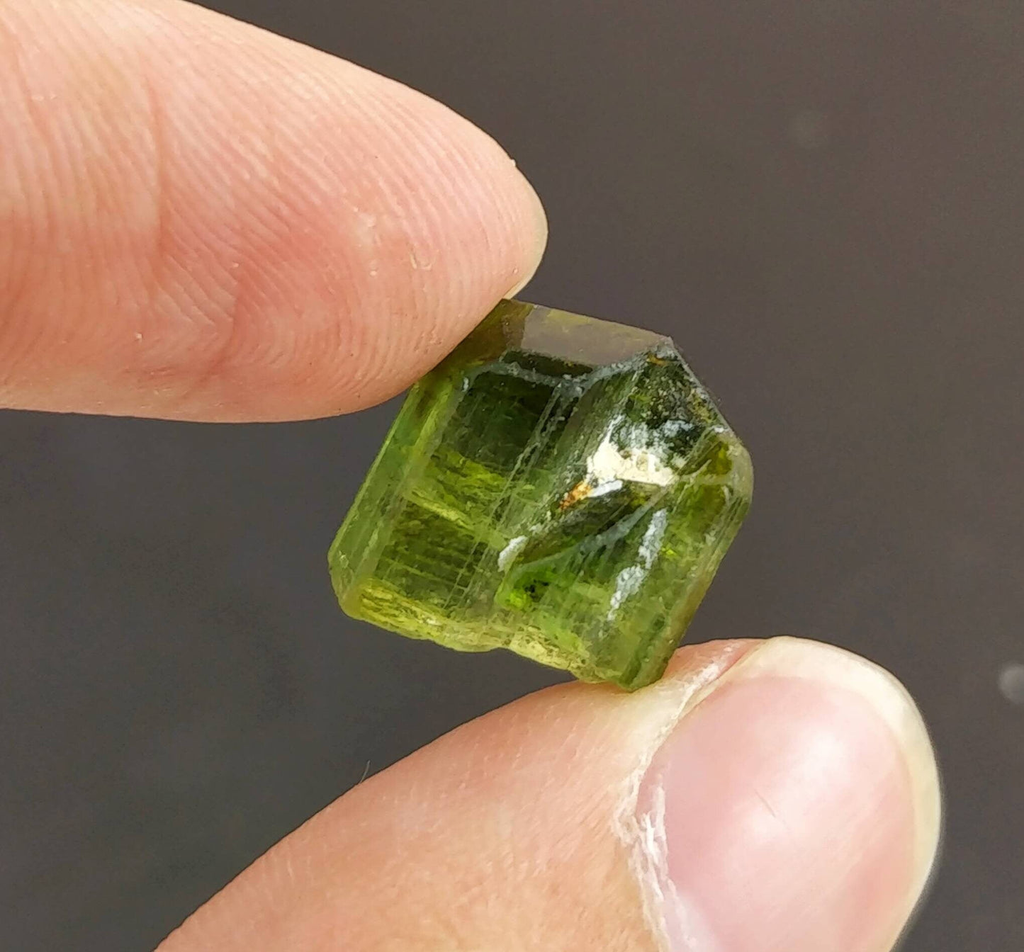 ARSAA GEMS AND MINERALSTop Quality beautiful natural 2.8 gram terminated green Tourmaline crystal from Africa - Premium from ARSAA GEMS AND MINERALS - Just $28.00! Shop now at ARSAA GEMS AND MINERALS