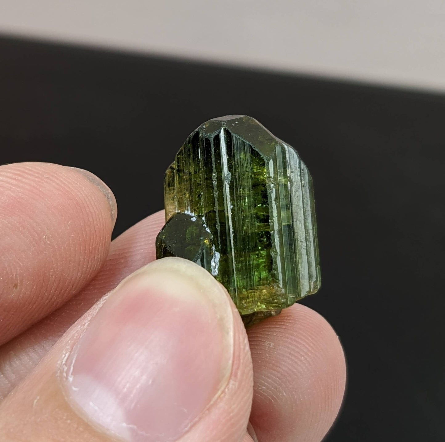 ARSAA GEMS AND MINERALSFine Quality beautiful natural 5.1 gram terminated green Tourmaline crystal from Africa - Premium from ARSAA GEMS AND MINERALS - Just $50.00! Shop now at ARSAA GEMS AND MINERALS