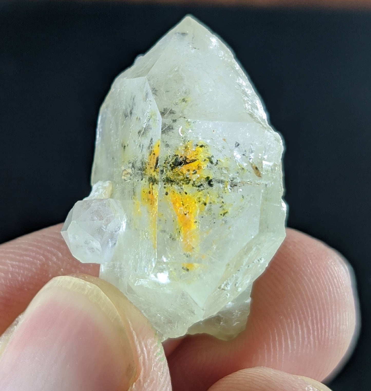 ARSAA GEMS AND MINERALSAesthetic fine quality beautiful terminated UV reactive petroleum quartz crystal from Balochistan Pakistan, weight 7.8 grams - Premium  from ARSAA GEMS AND MINERALS - Just $120.00! Shop now at ARSAA GEMS AND MINERALS