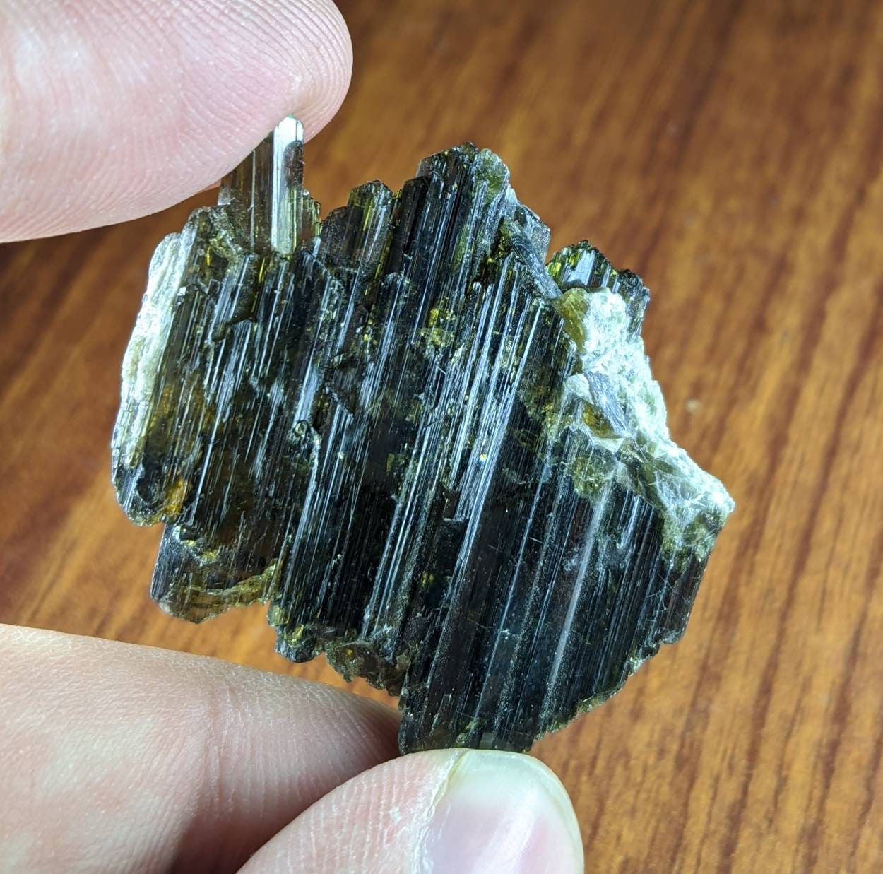 ARSAA GEMS AND MINERALSNatural fine quality beautiful 15.2 gram terminated faden green epidote crystal with wonderful structure - Premium  from ARSAA GEMS AND MINERALS - Just $30.00! Shop now at ARSAA GEMS AND MINERALS