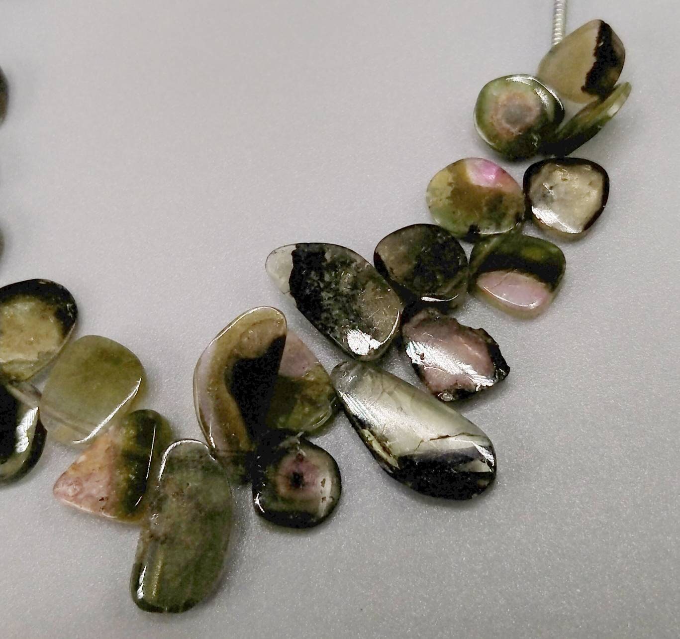 ARSAA GEMS AND MINERALSTop quality beautiful 13.4 grams watermelon tourmaline pear shape beads string from Afghanistan - Premium from ARSAA GEMS AND MINERALS - Just $100.00! Shop now at ARSAA GEMS AND MINERALS