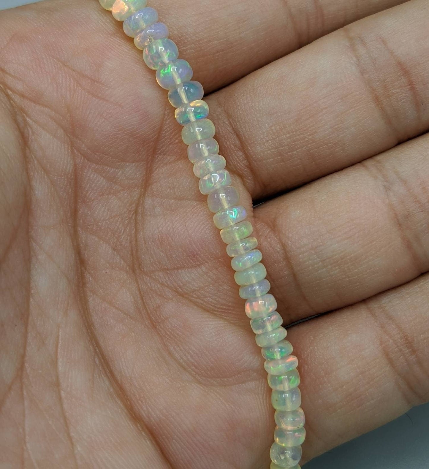 ARSAA GEMS AND MINERALSFine quality aesthetic opal beads strand, weight 9.3 grams from Ethiopia - Premium  from ARSAA GEMS AND MINERALS - Just $80.00! Shop now at ARSAA GEMS AND MINERALS