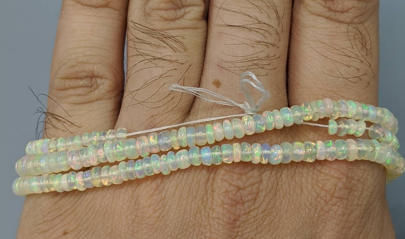 ARSAA GEMS AND MINERALSFine quality aesthetic opal beads strand, weight 9.3 grams from Ethiopia - Premium  from ARSAA GEMS AND MINERALS - Just $80.00! Shop now at ARSAA GEMS AND MINERALS